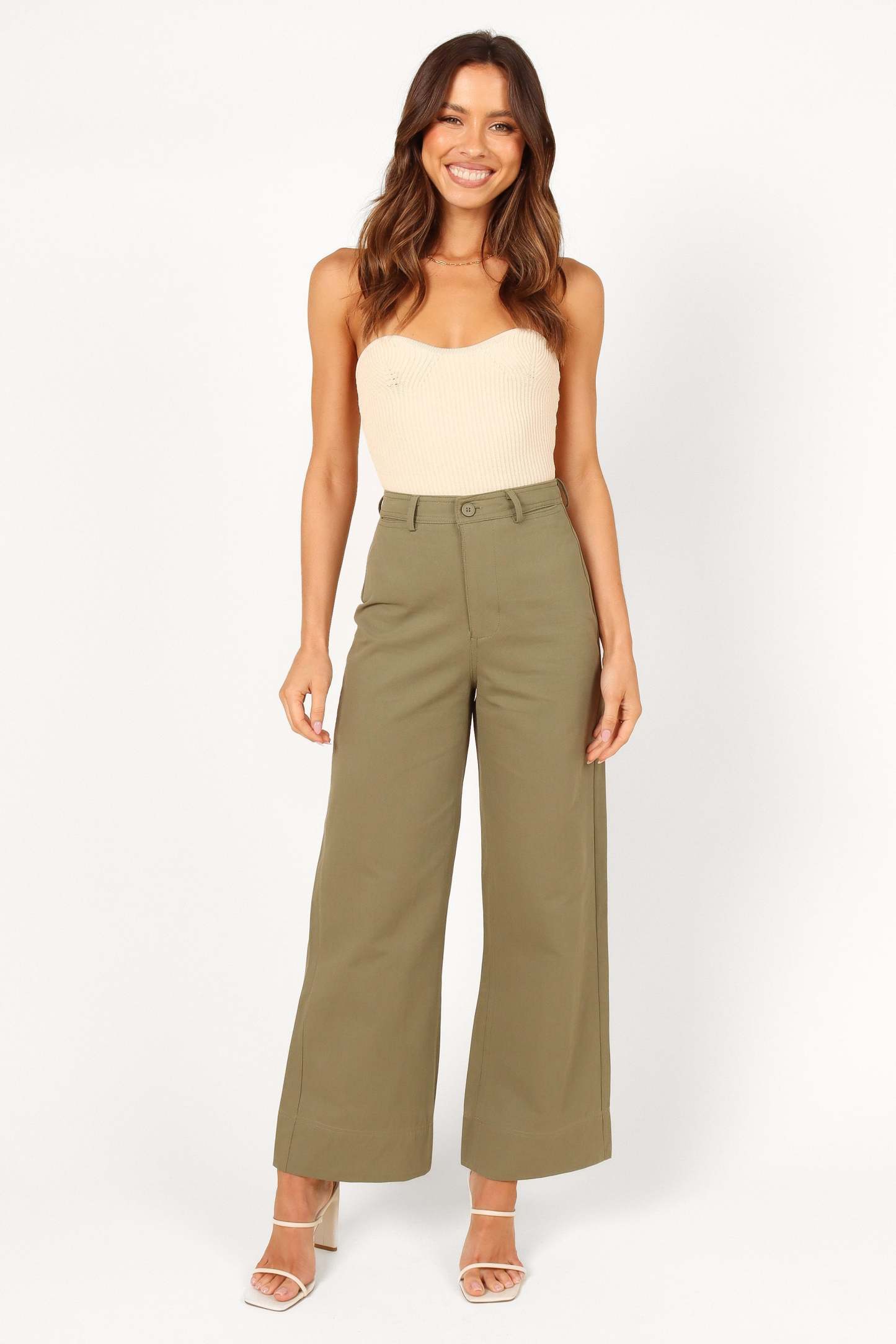 Lawrence Pant - Olive Green-Sunny Prom