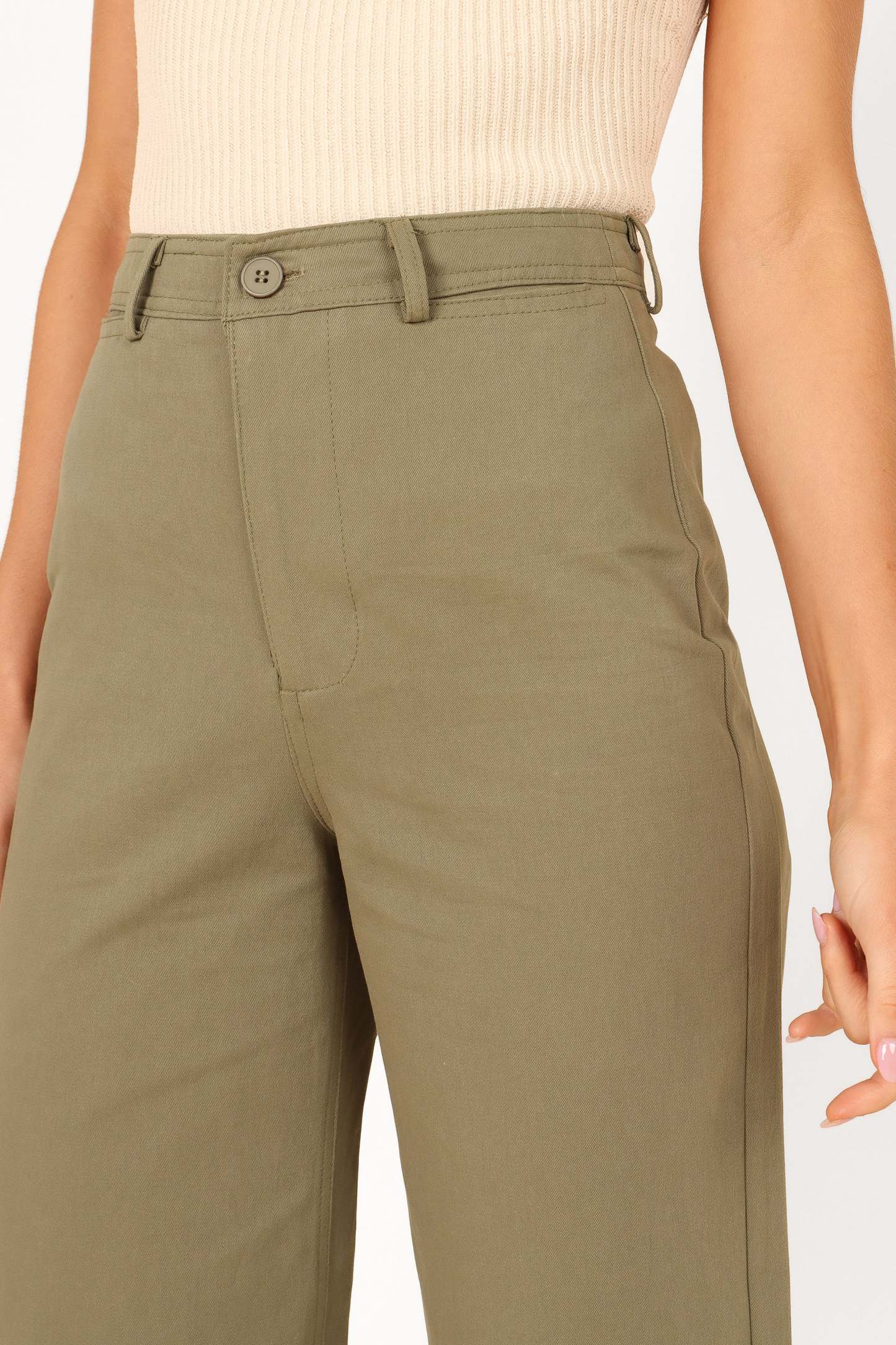 Lawrence Pant - Olive Green-Sunny Prom