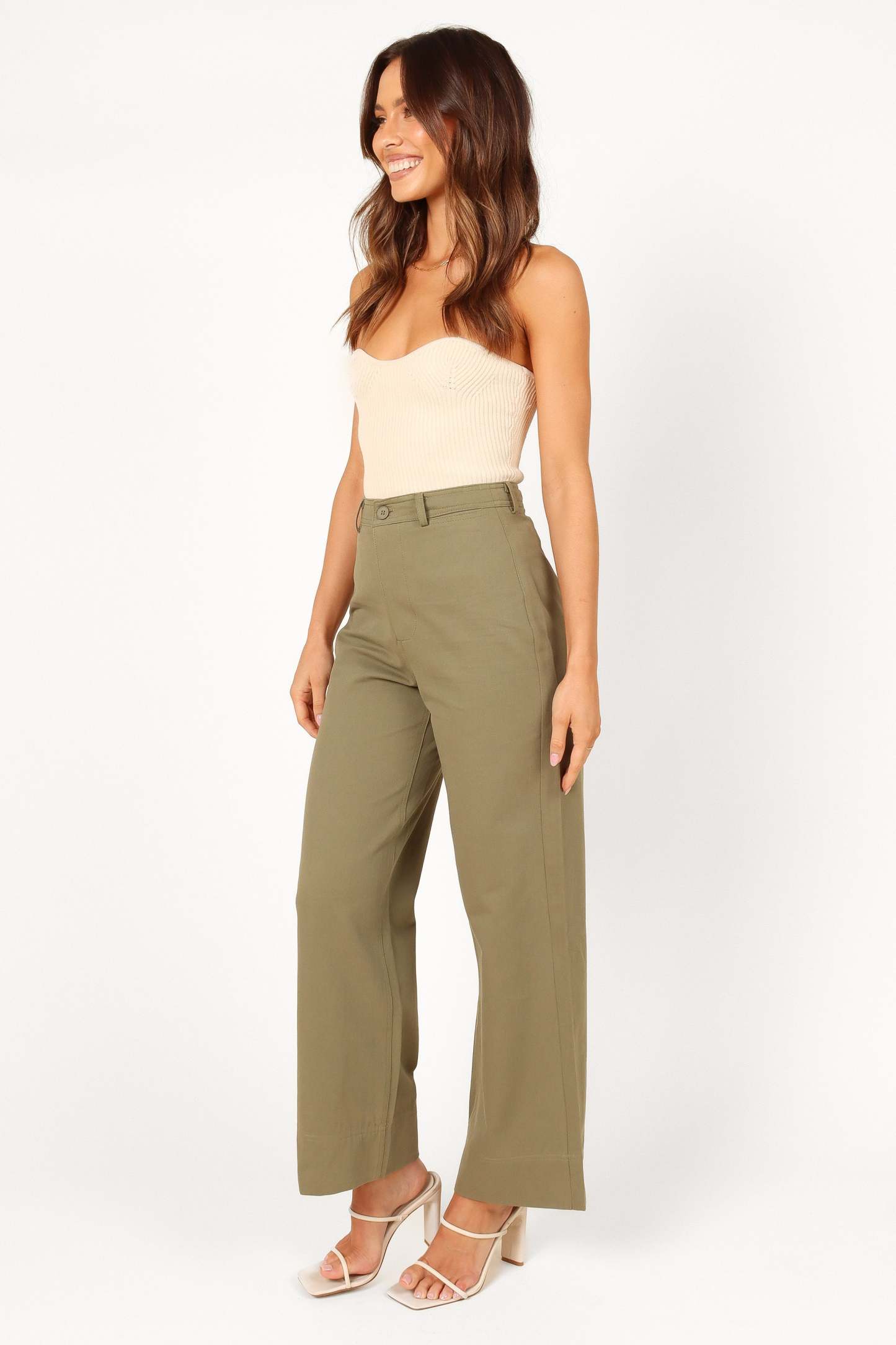 Lawrence Pant - Olive Green-Sunny Prom