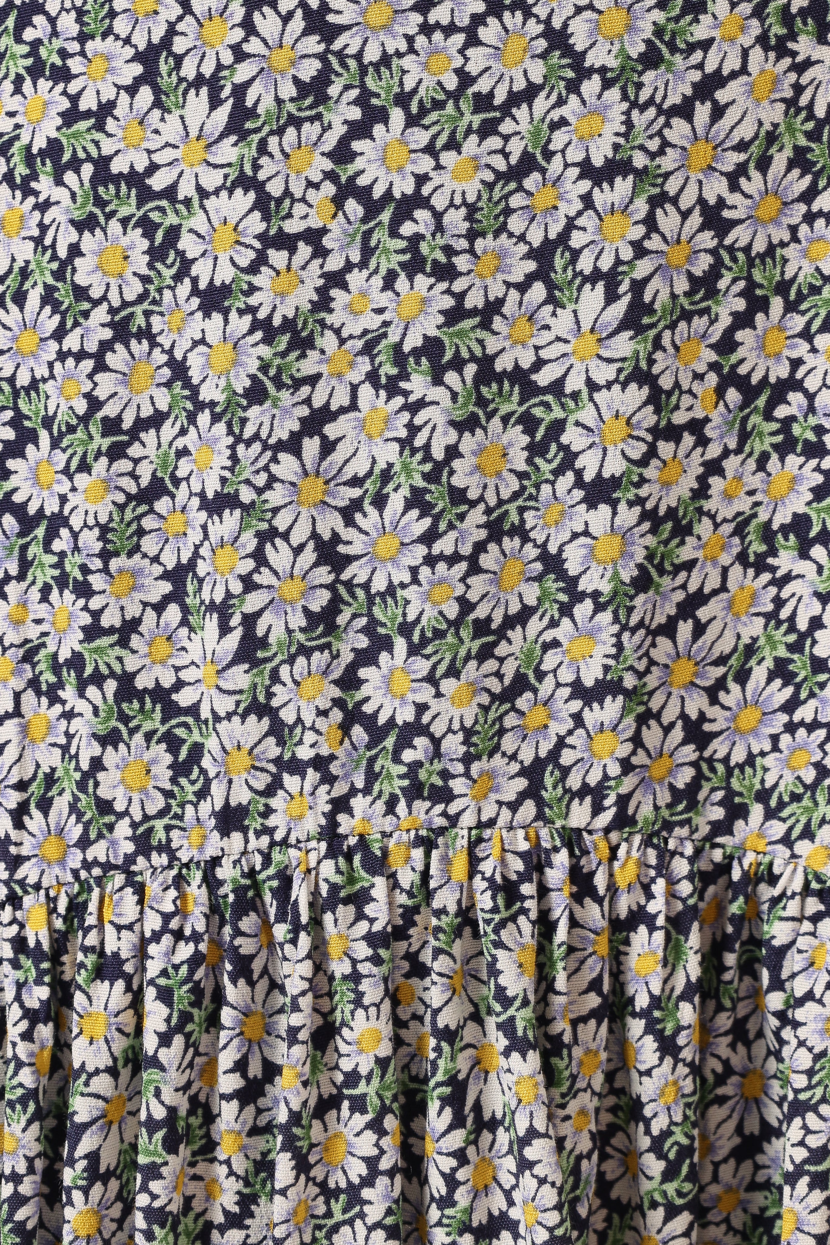 Lucinda Mini Skirt - Midnight Daisy-Sunny Prom