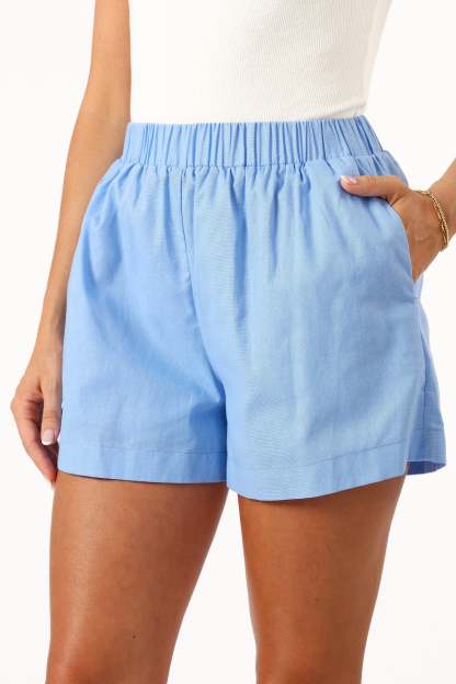 Lyra Shorts - Blue-Sunny Prom