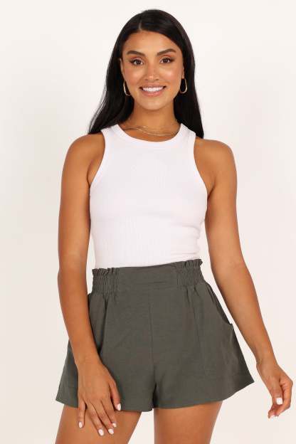 Maggie Shorts - Olive-Sunny Prom