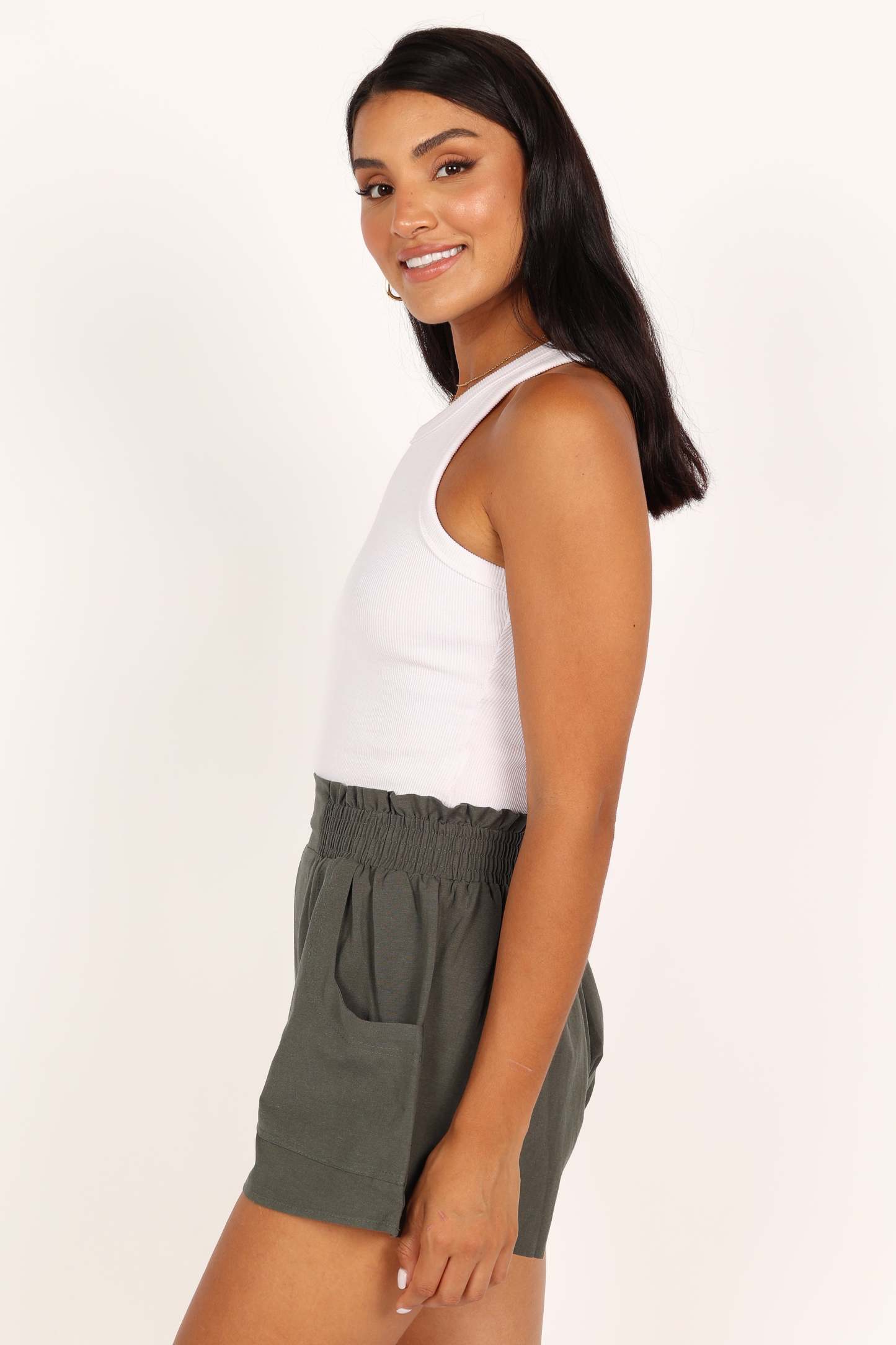 Maggie Shorts - Olive-Sunny Prom