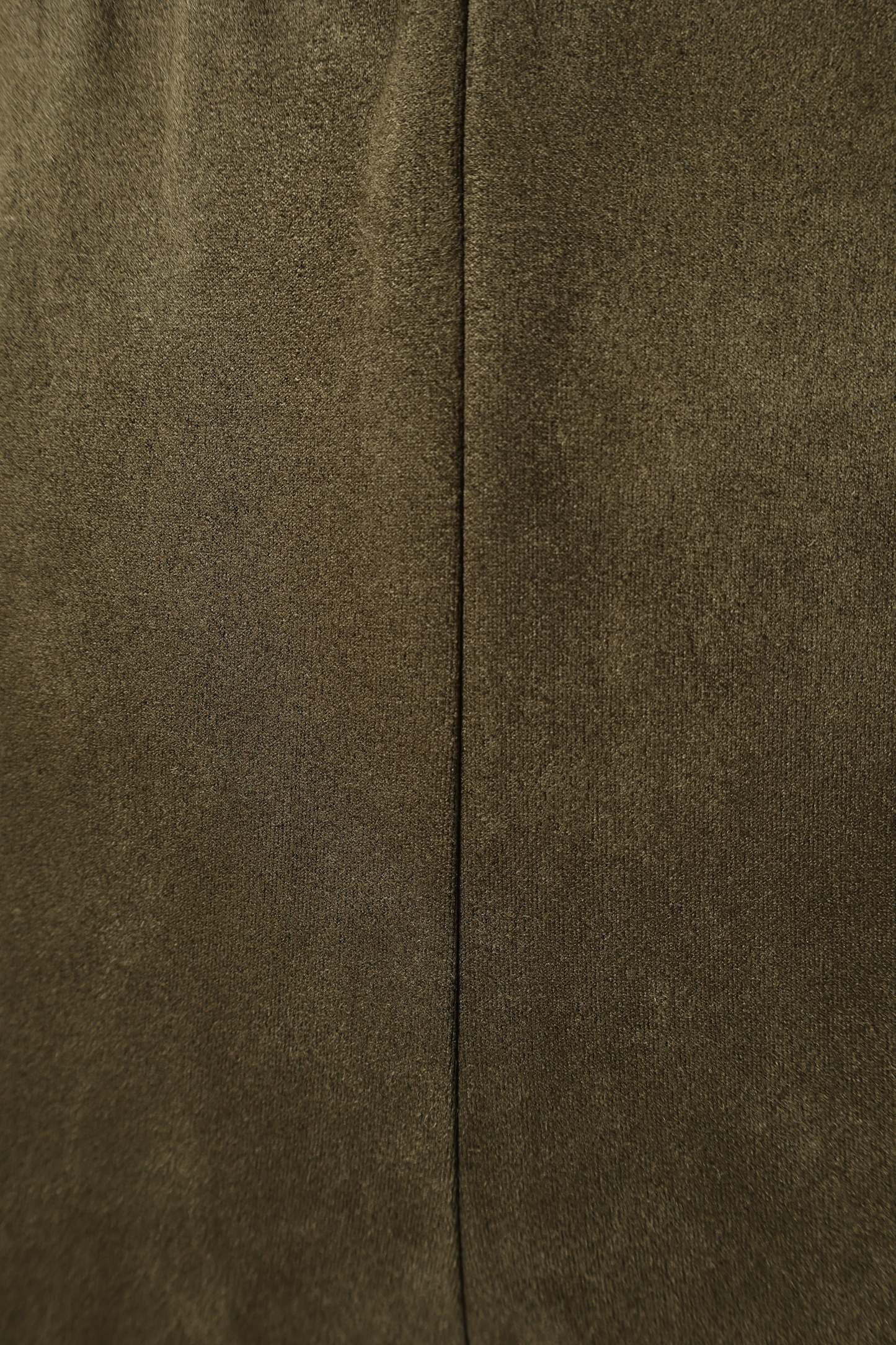 Morgan Suede Look Legging - Olive-Sunny Prom