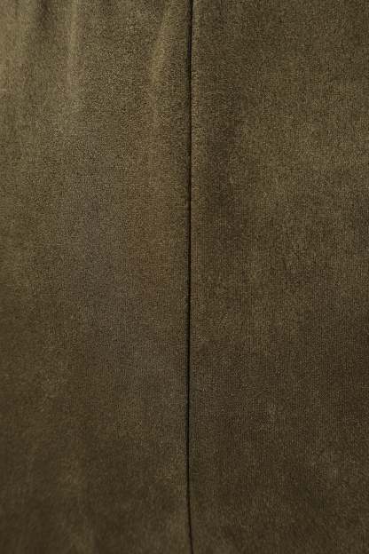 Morgan Suede Look Legging - Olive-Sunny Prom