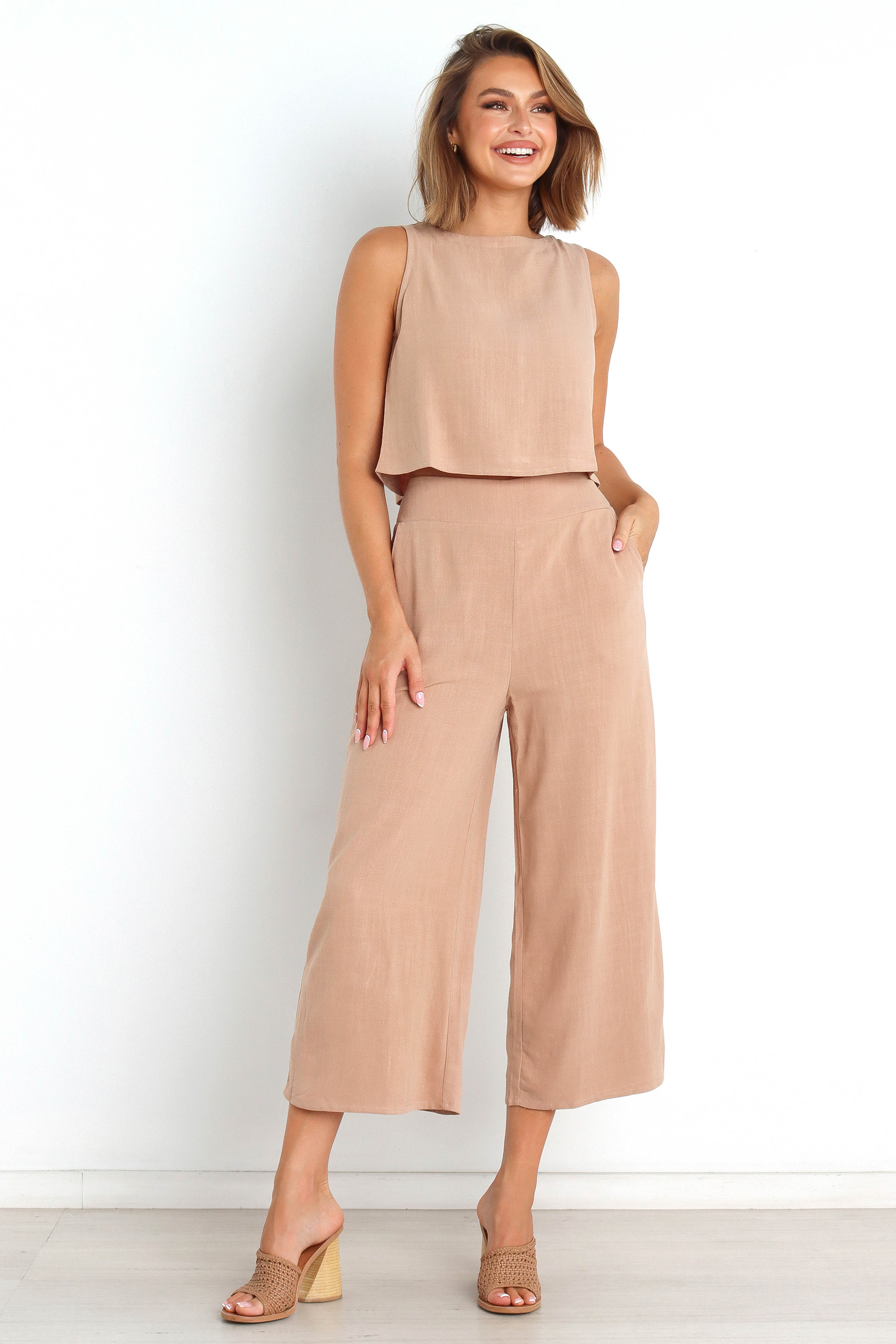 Nicola Pants - Brown-Sunny Prom