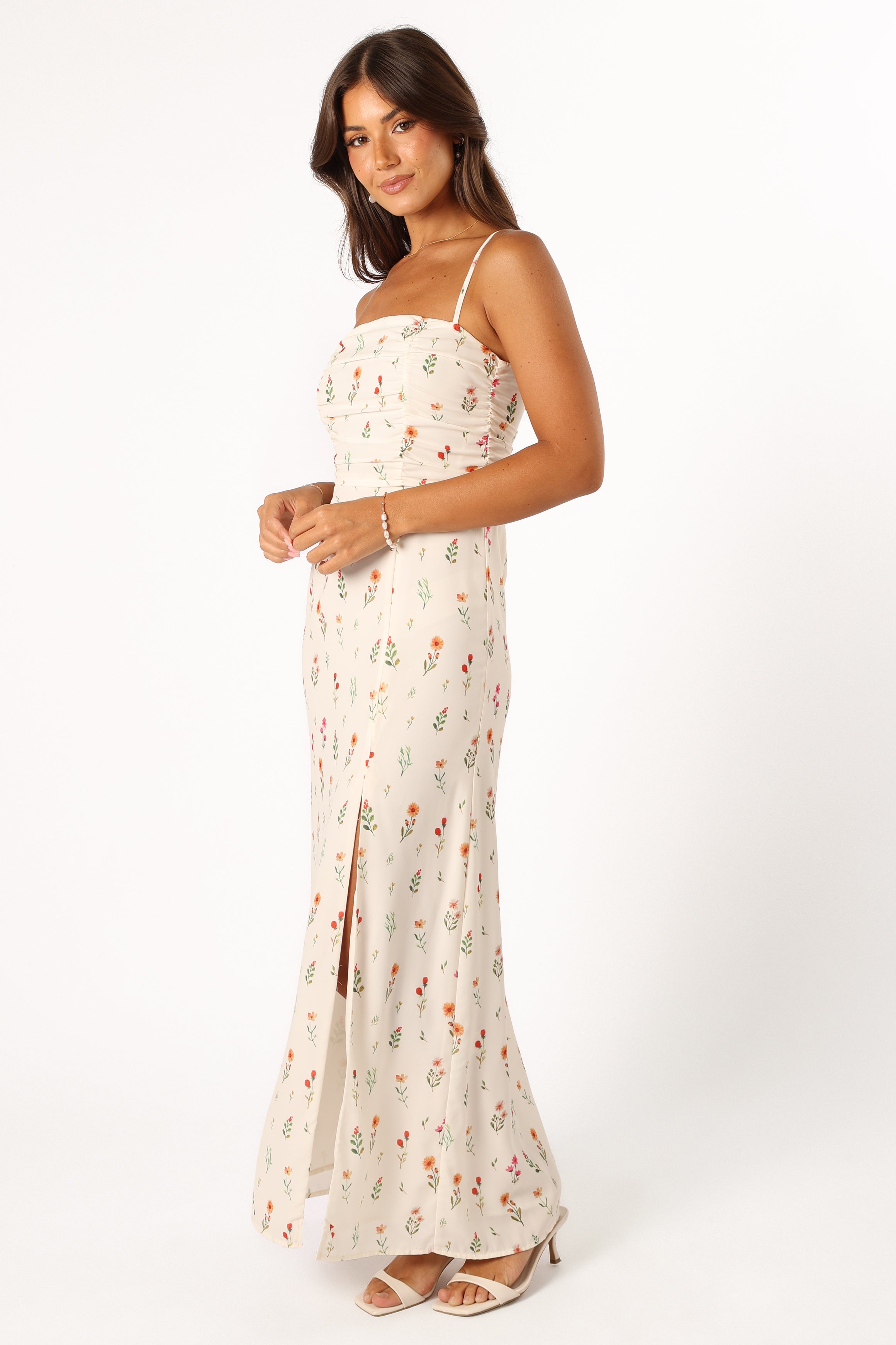Ariel Maxi Dress - Ranala Print-Sunny Prom