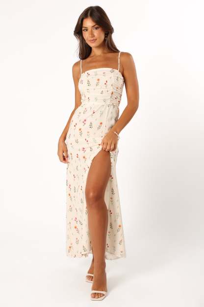 Ariel Maxi Dress - Ranala Print-Sunny Prom