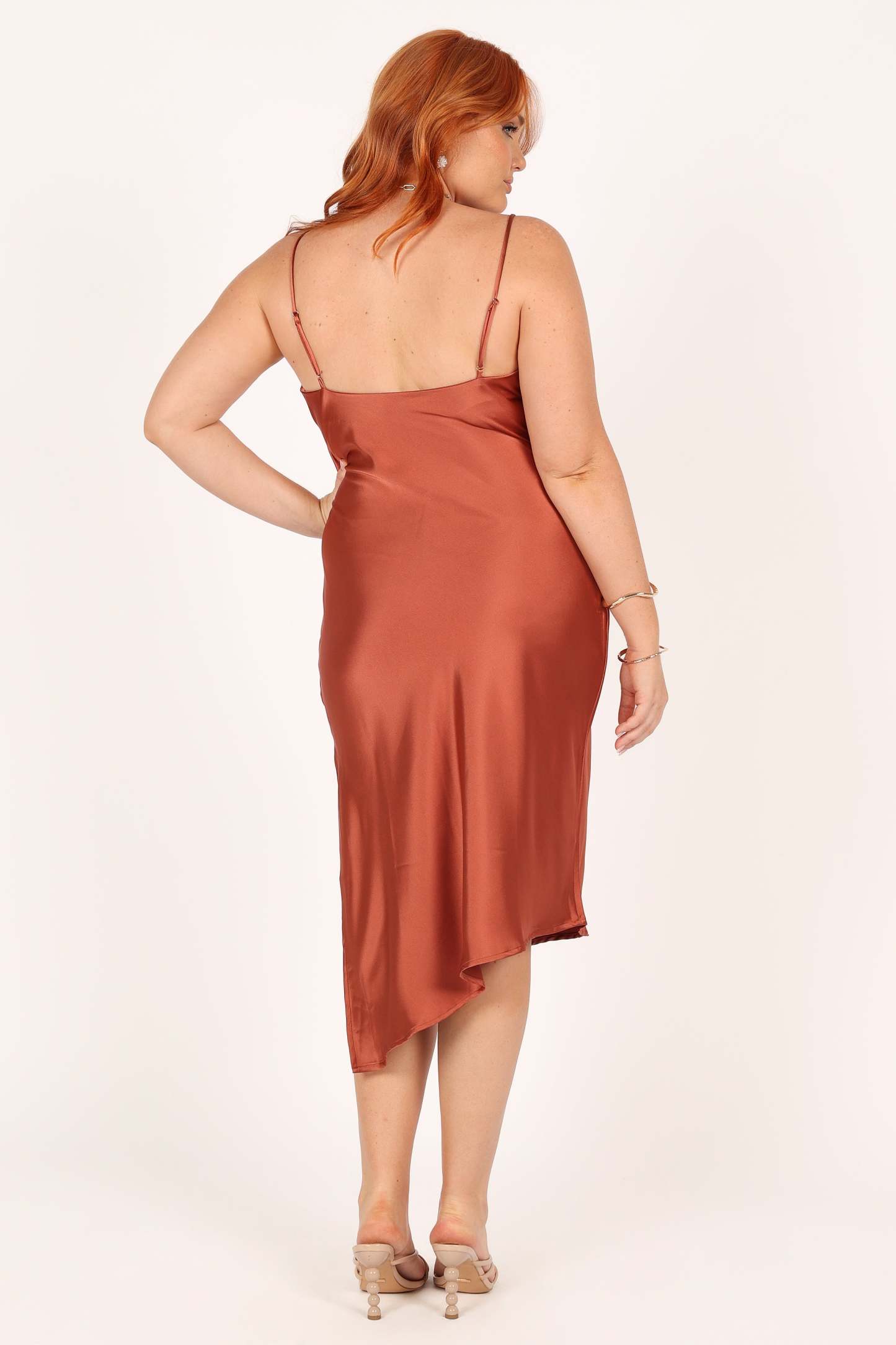 Cyprus Dress - Rust-Sunny Prom