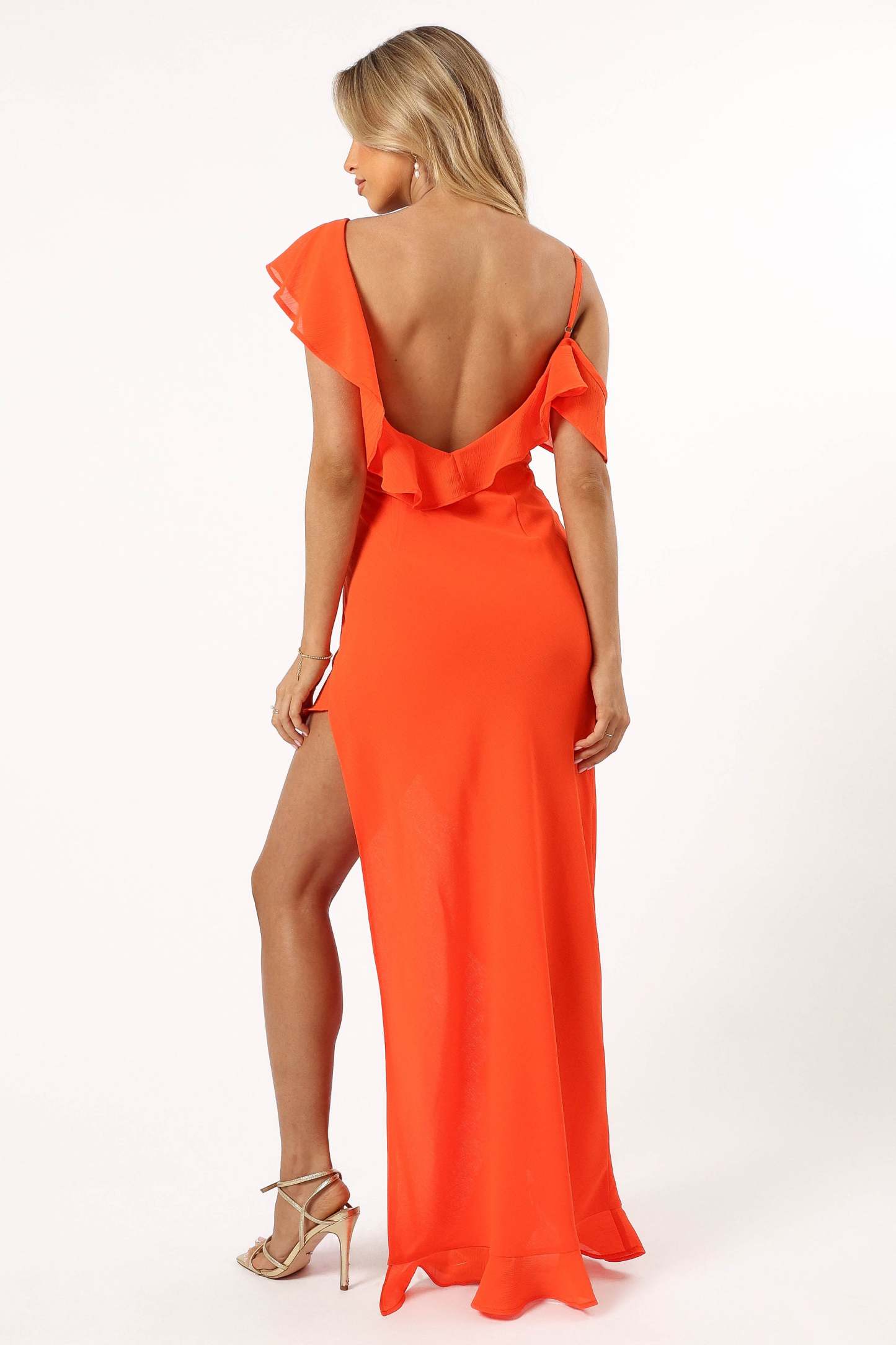 Dalia Maxi Dress - Tangerine-Sunny Prom