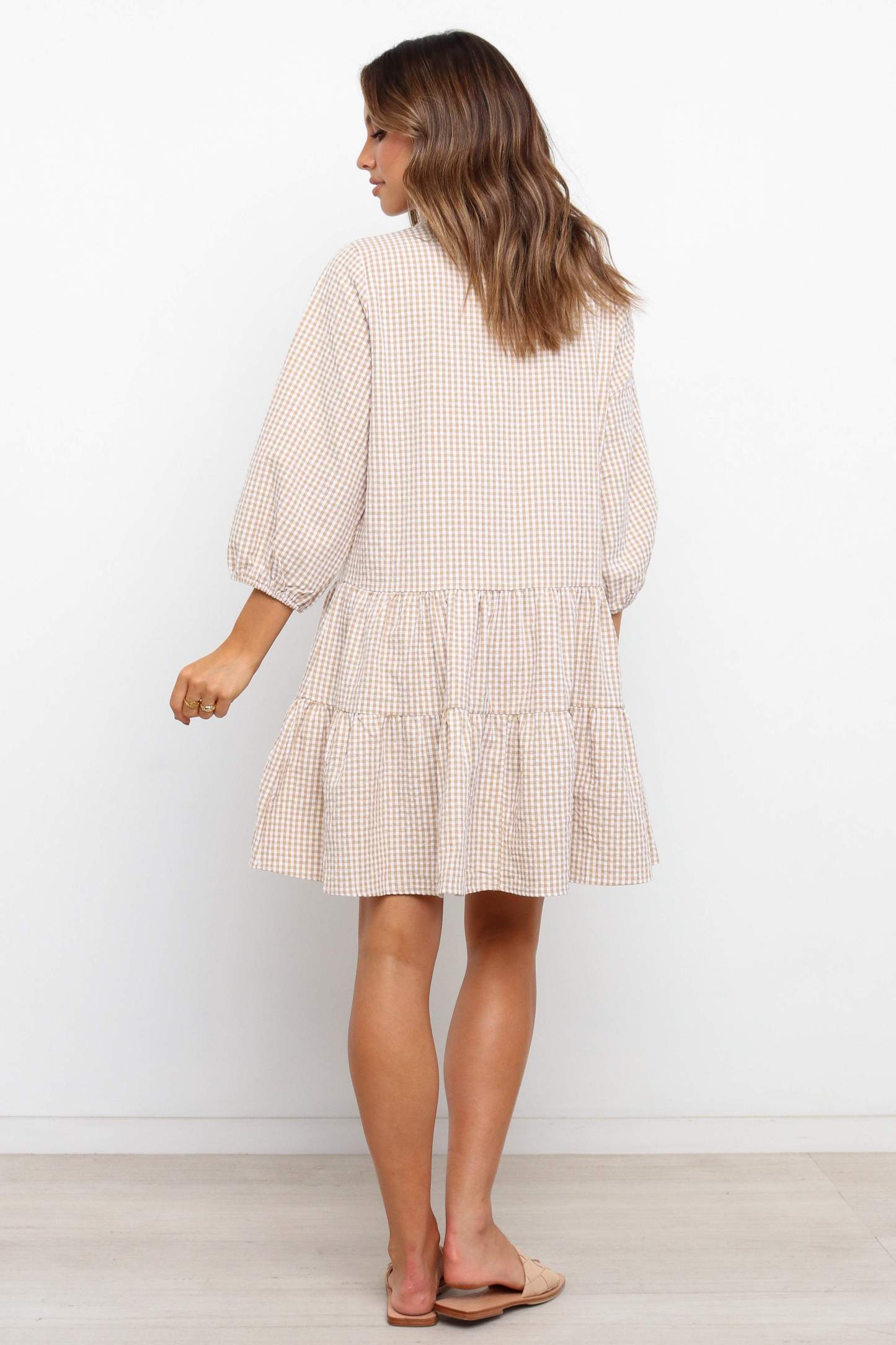 Daria Dress - Beige-Sunny Prom