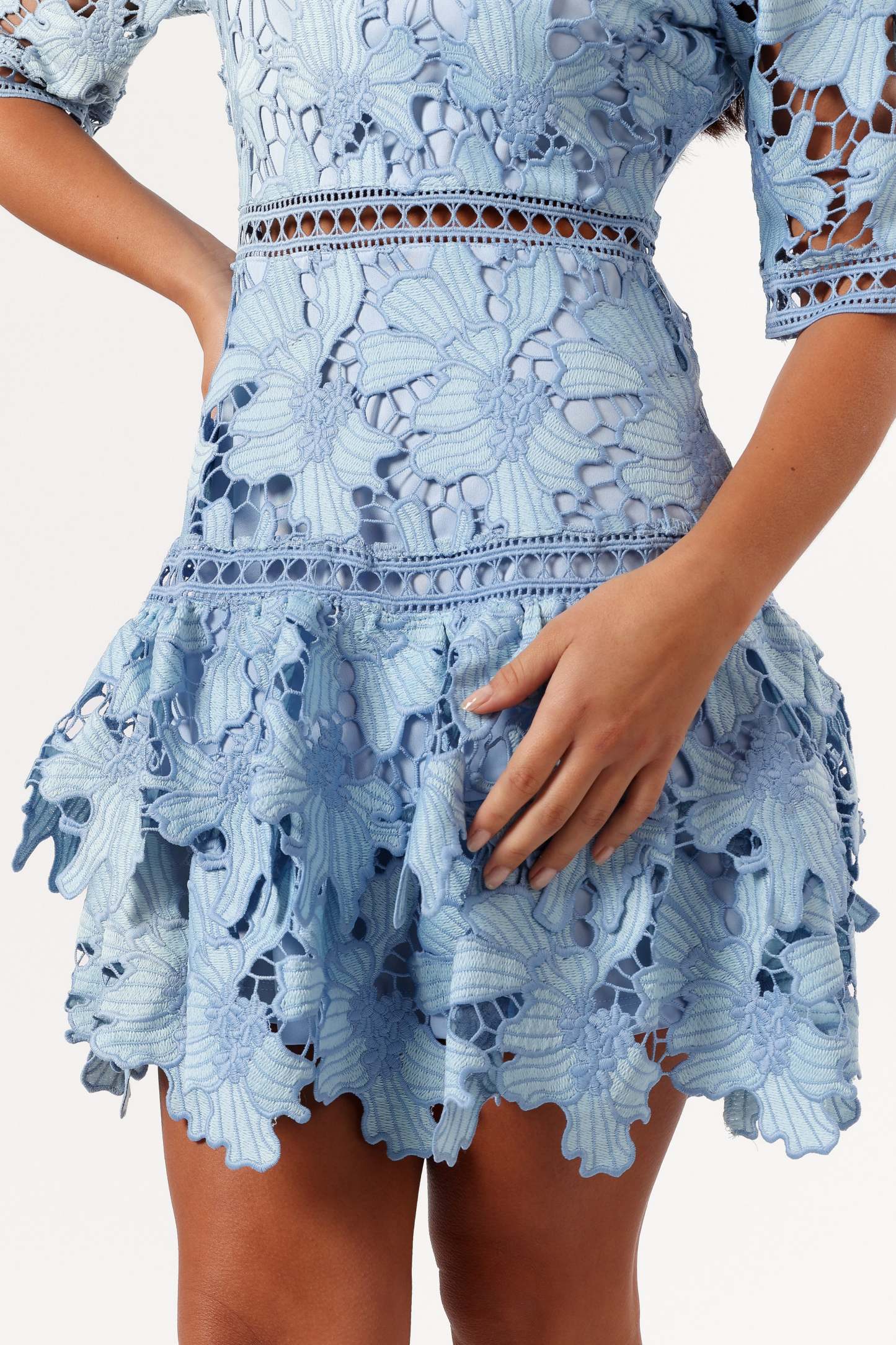 Destan Mini Dress - Blue Multi-Sunny Prom