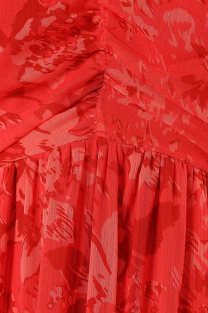 Destiny Midi Dress - Red-Sunny Prom