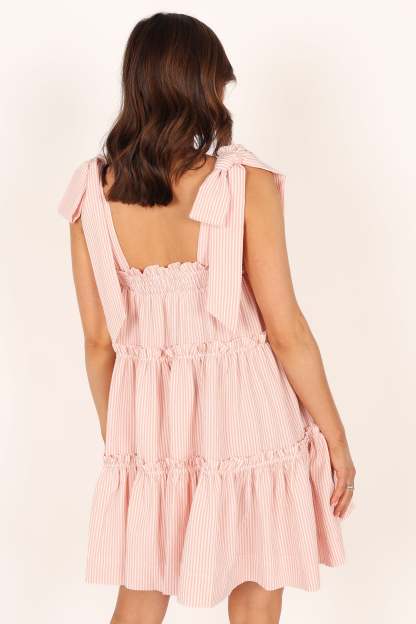 Doria Mini Dress - Pink-Sunny Prom