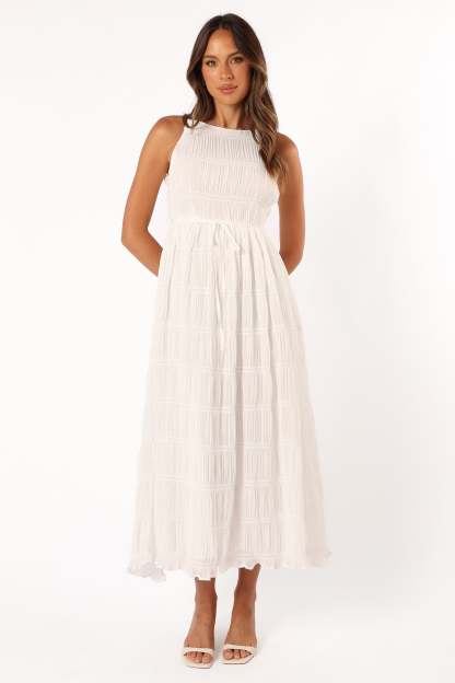 Ema Maxi Dress - White-Sunny Prom