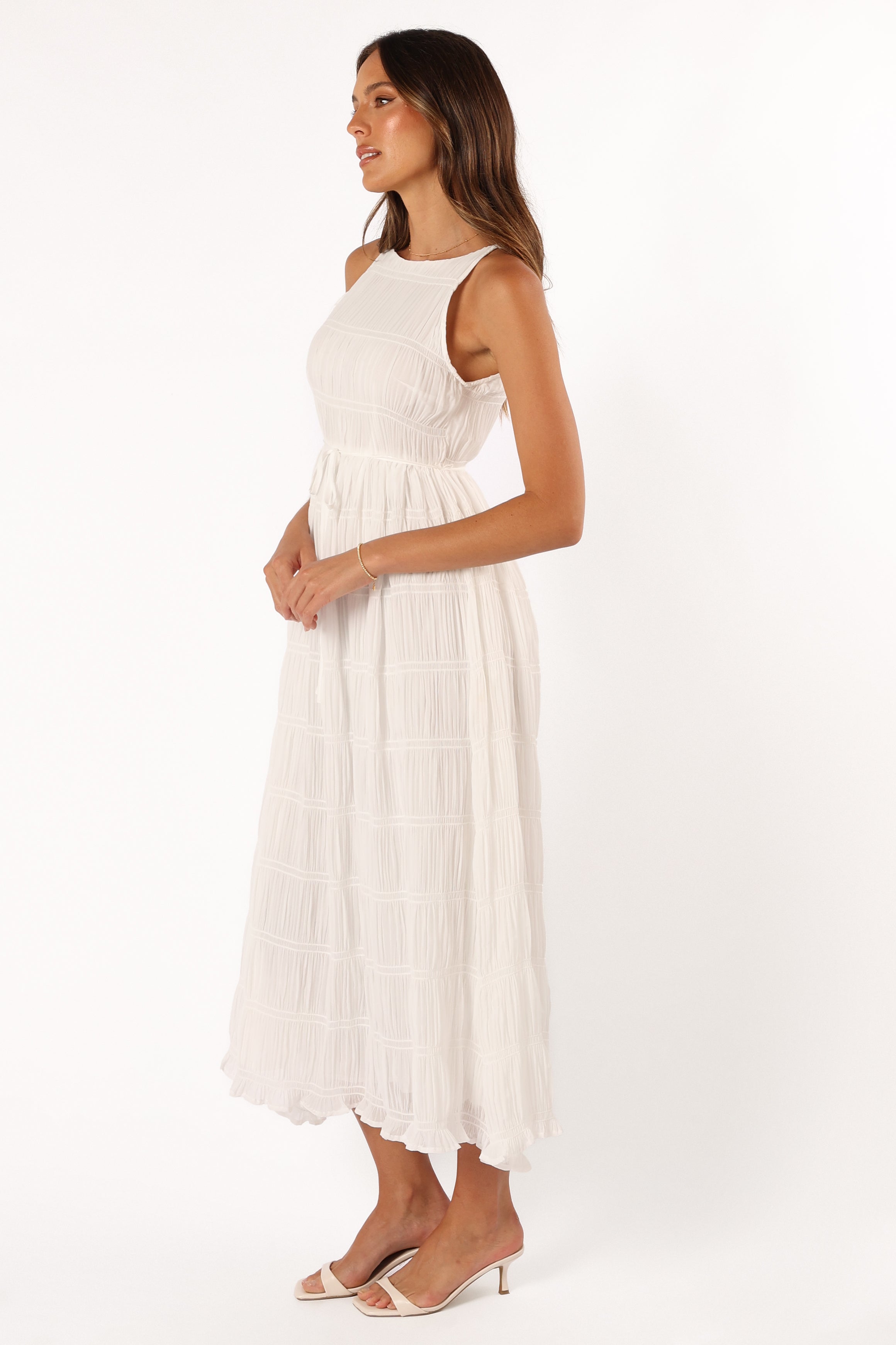 Ema Maxi Dress - White-Sunny Prom