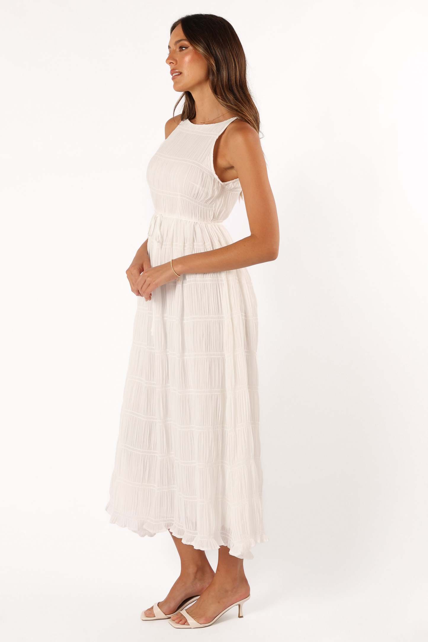 Ema Maxi Dress - White-Sunny Prom