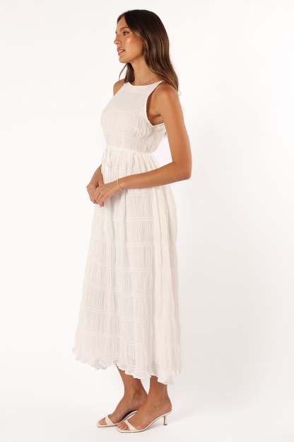 Ema Maxi Dress - White-Sunny Prom