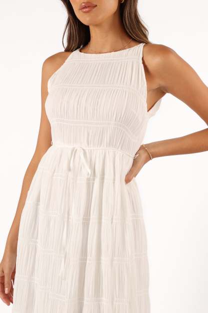 Ema Maxi Dress - White-Sunny Prom