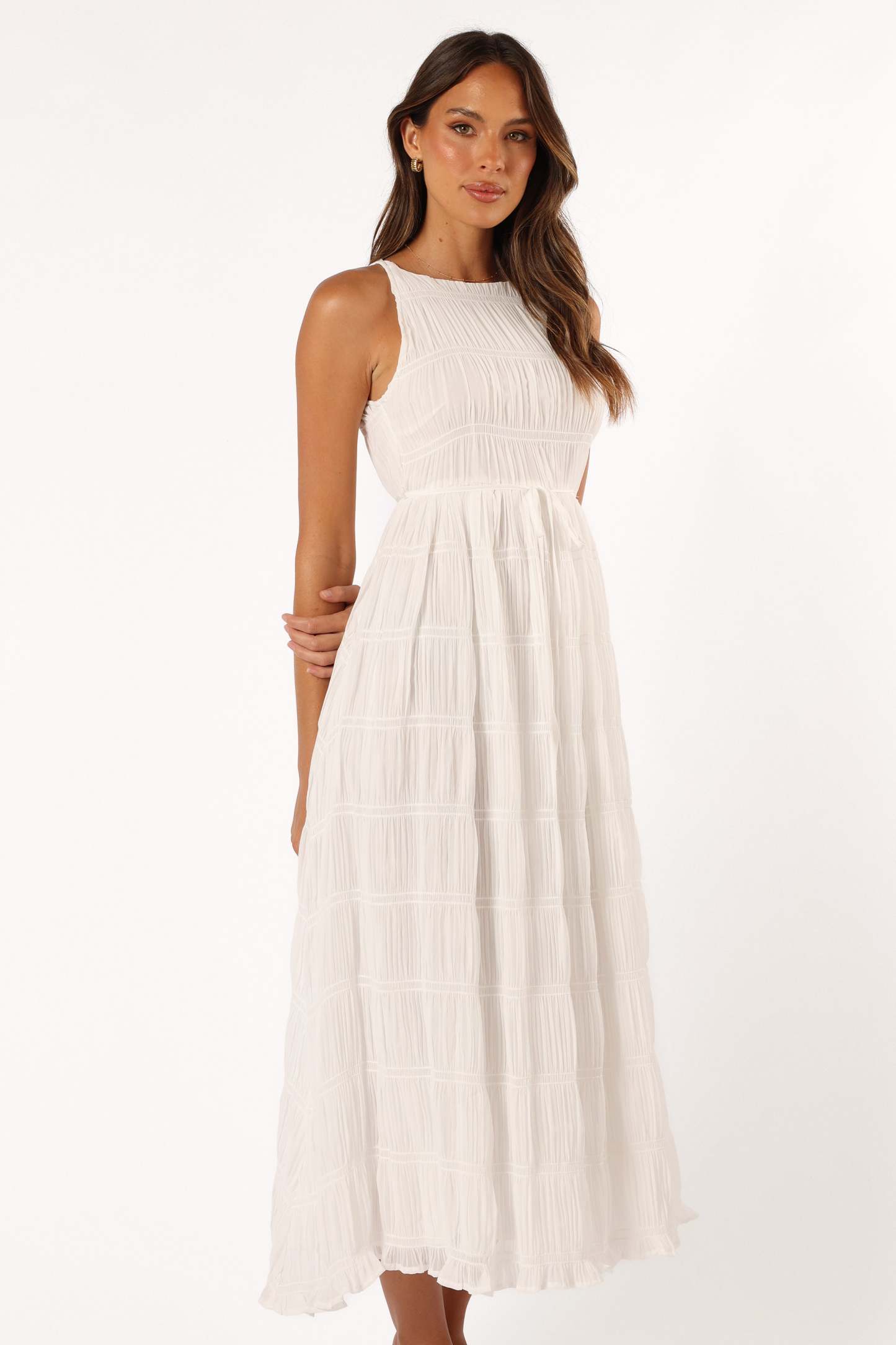 Ema Maxi Dress - White-Sunny Prom