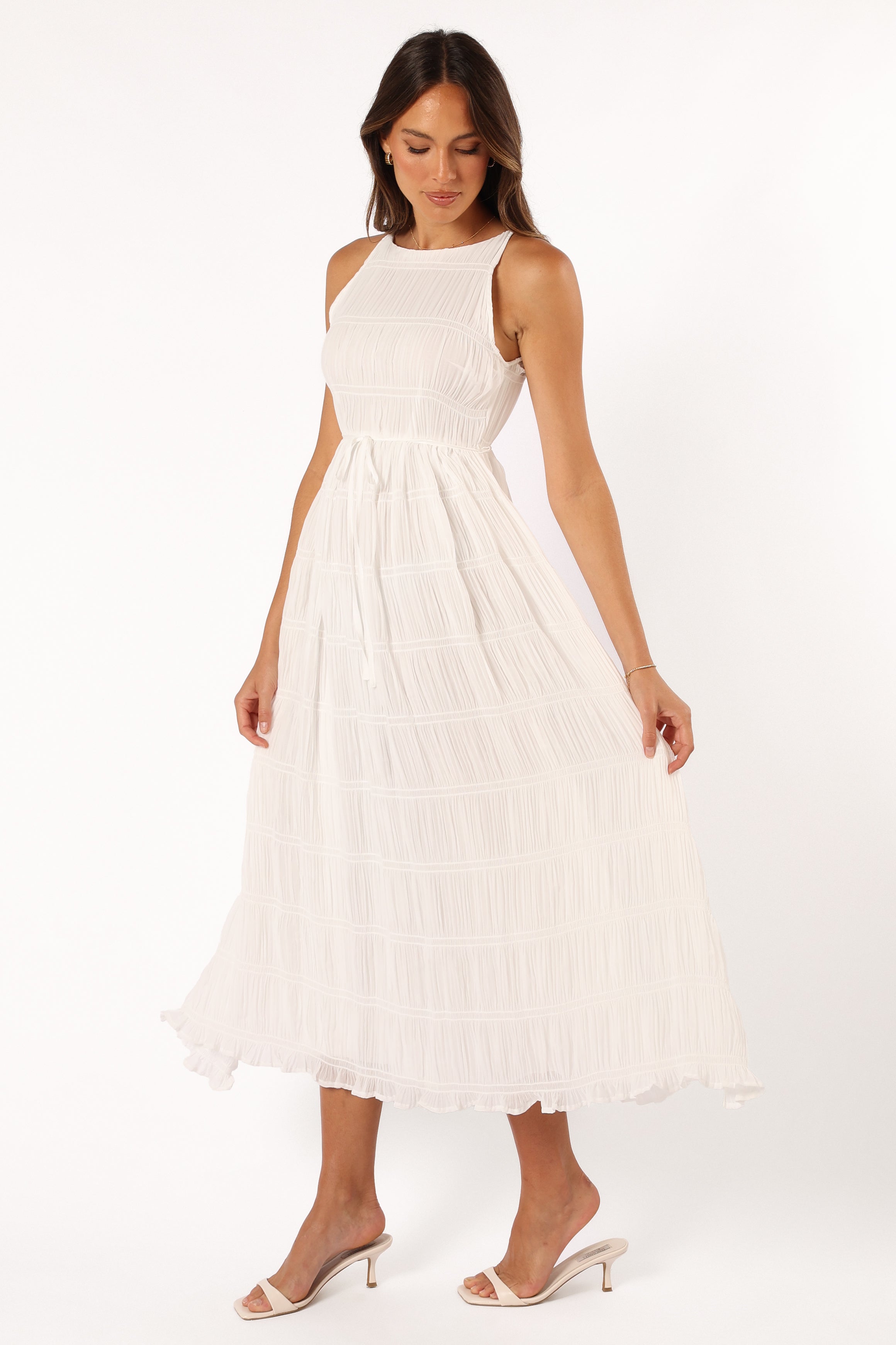Ema Maxi Dress - White-Sunny Prom