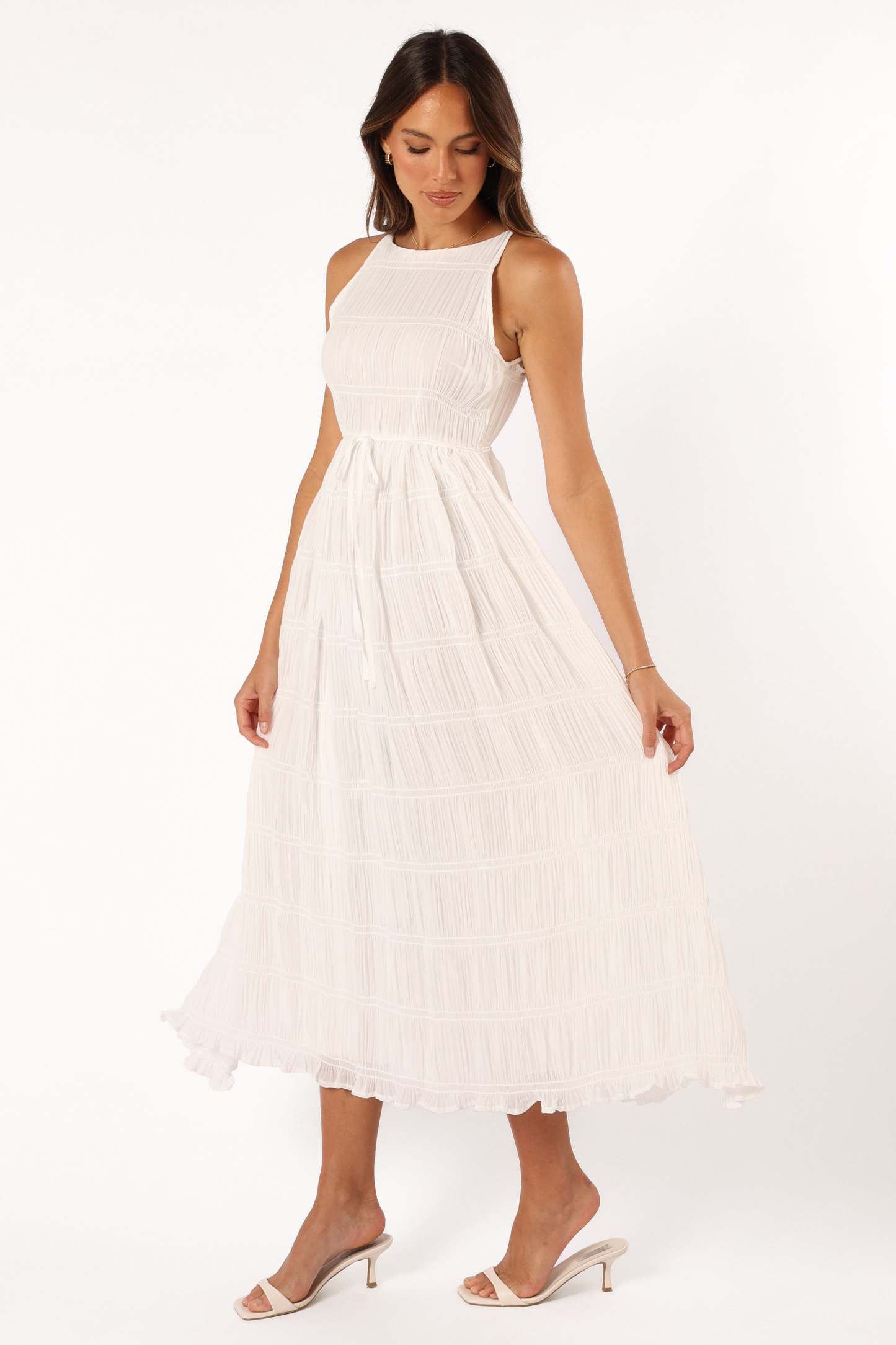 Ema Maxi Dress - White-Sunny Prom