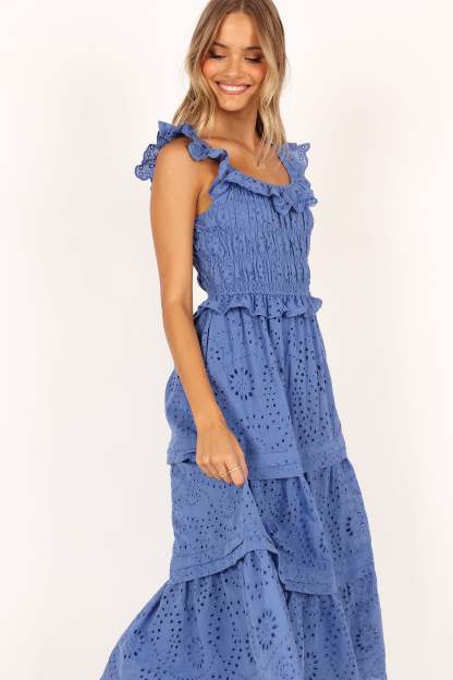 Finley Maxi Dress - Blue-Sunny Prom