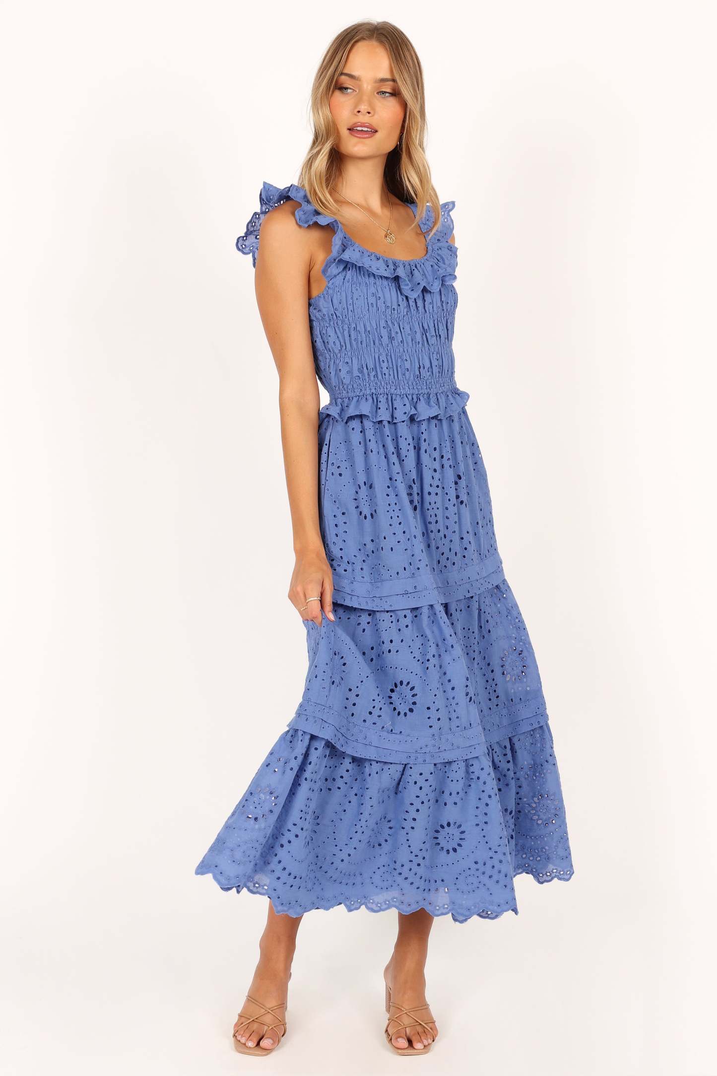 Finley Maxi Dress - Blue-Sunny Prom