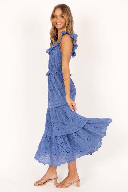 Finley Maxi Dress - Blue-Sunny Prom