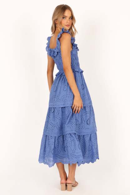 Finley Maxi Dress - Blue-Sunny Prom