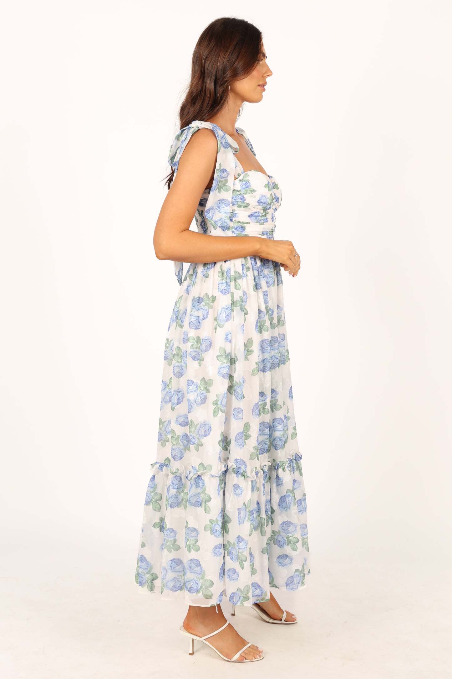 Floret Midi Dress - Blue-Sunny Prom