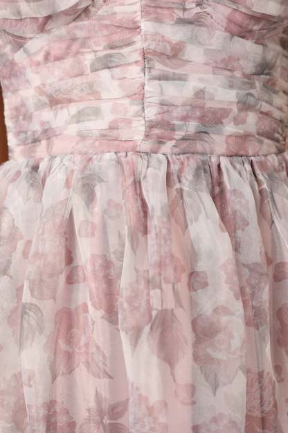Floret Midi Dress - Dark Purple-Sunny Prom