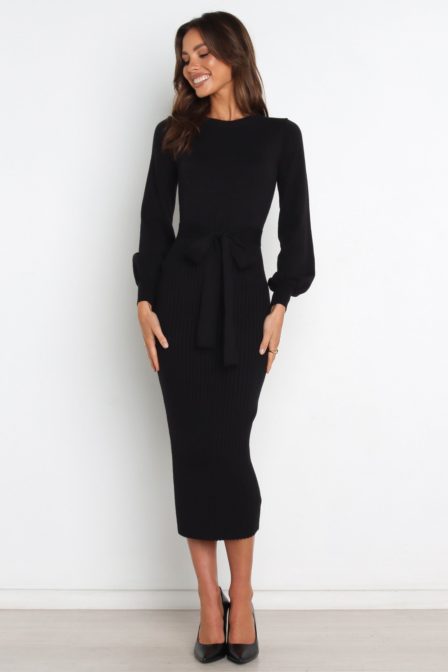 Helena Dress - Black-Sunny Prom