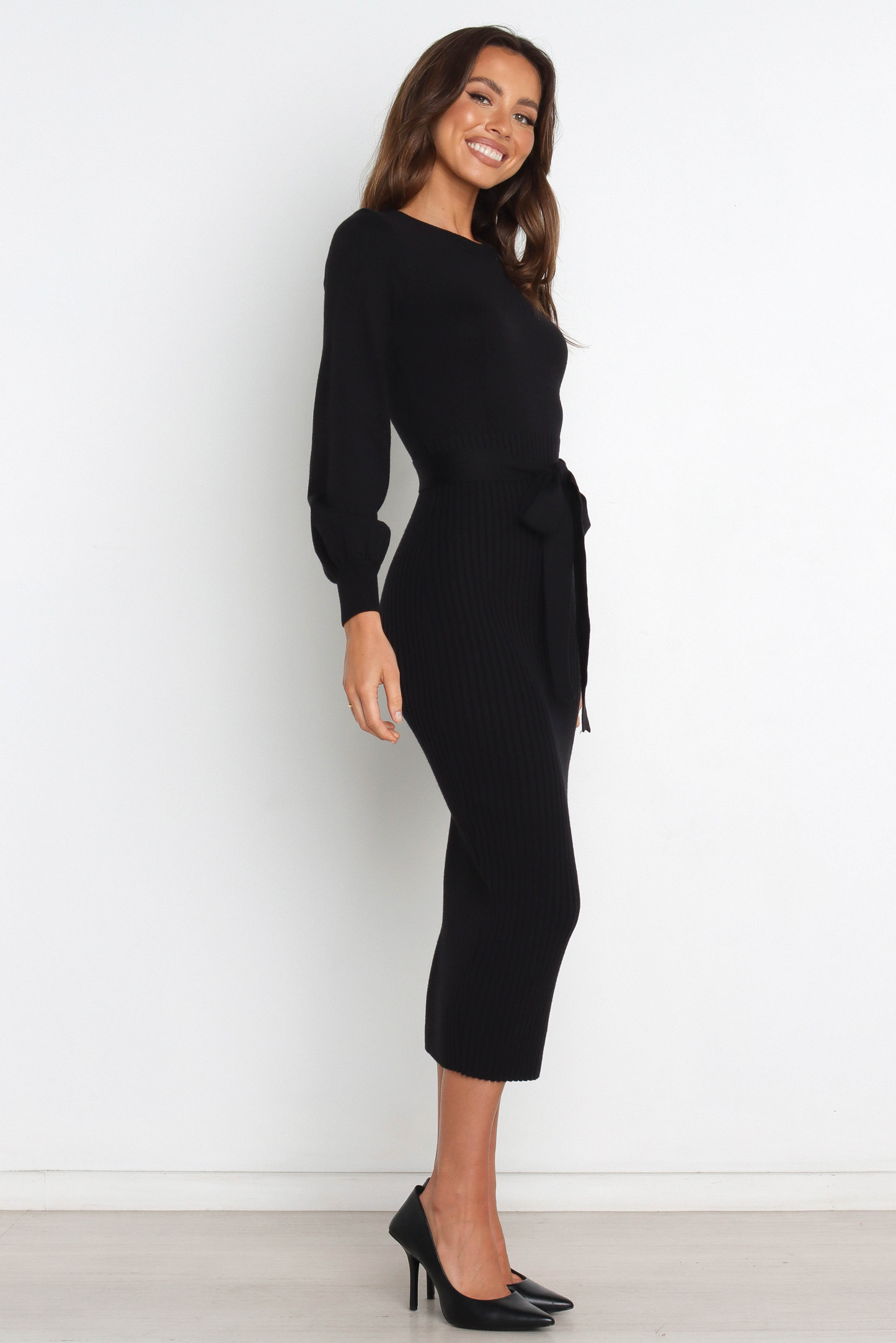 Helena Dress - Black-Sunny Prom