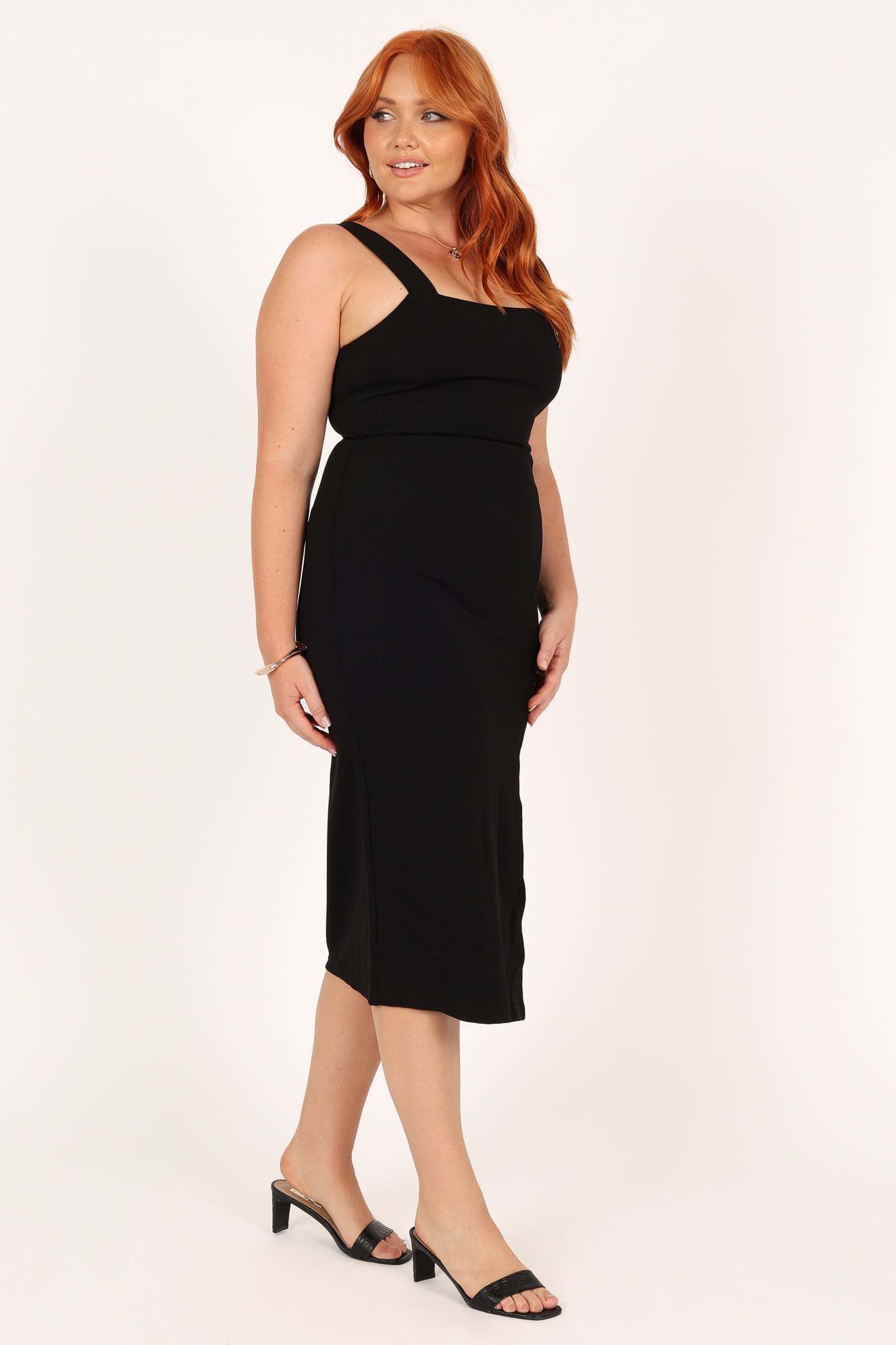 Hyatt Dress - Black-Sunny Prom