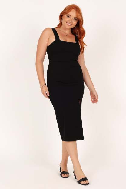 Hyatt Dress - Black-Sunny Prom