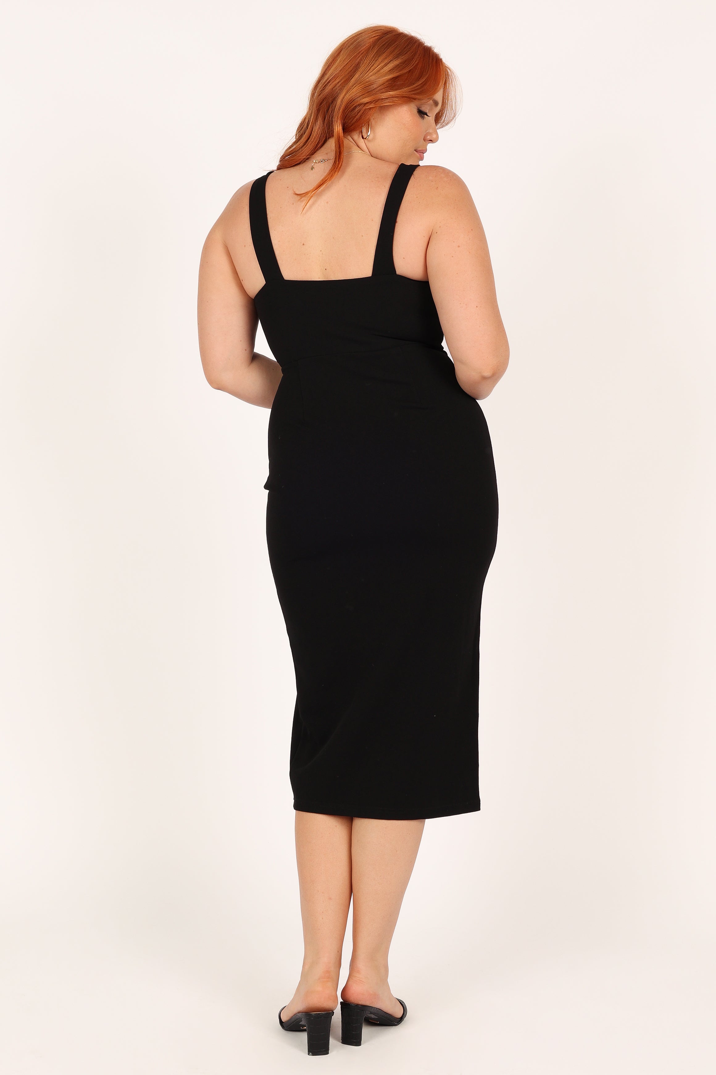 Hyatt Dress - Black-Sunny Prom