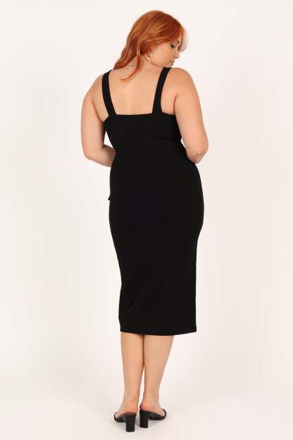 Hyatt Dress - Black-Sunny Prom