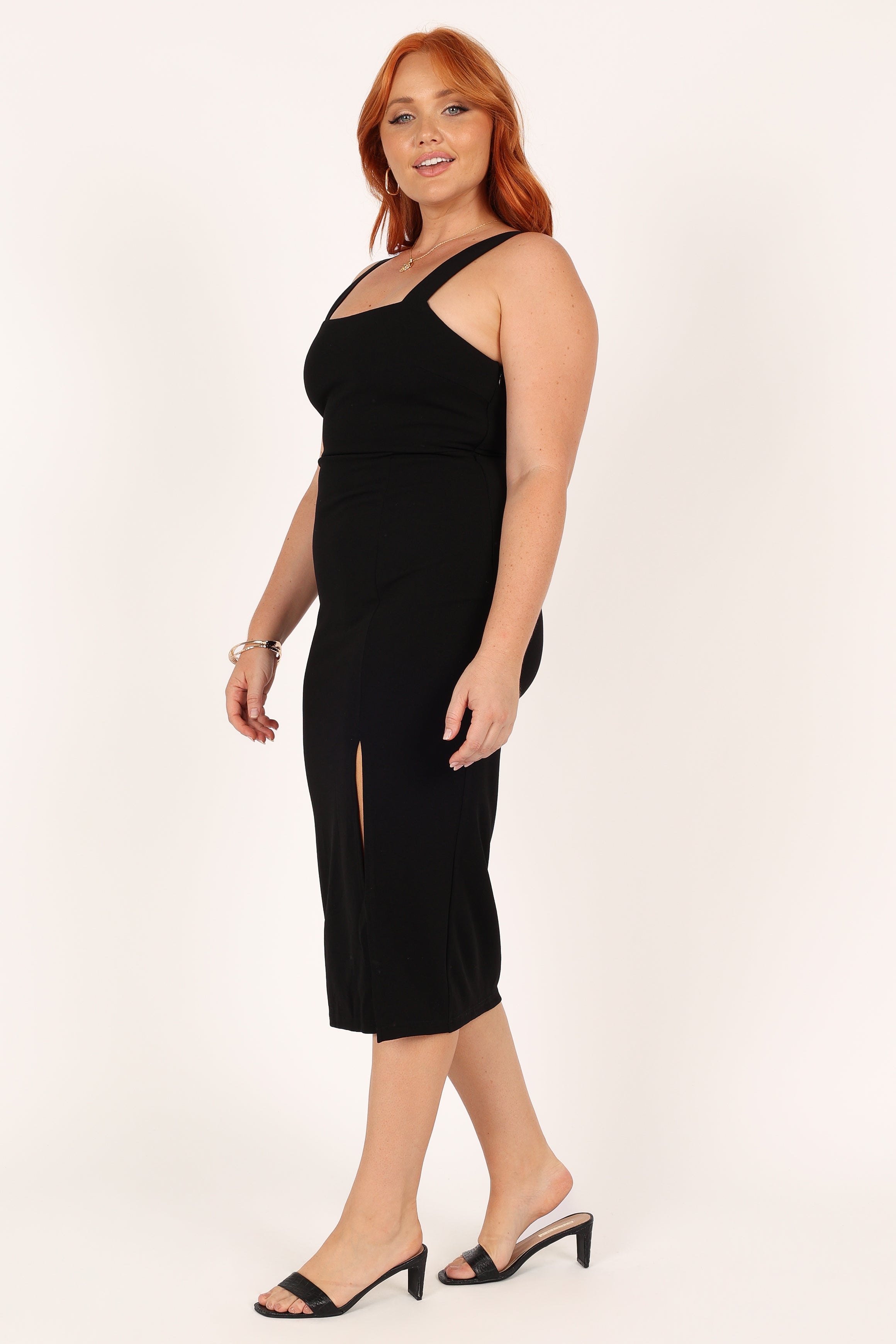 Hyatt Dress - Black-Sunny Prom