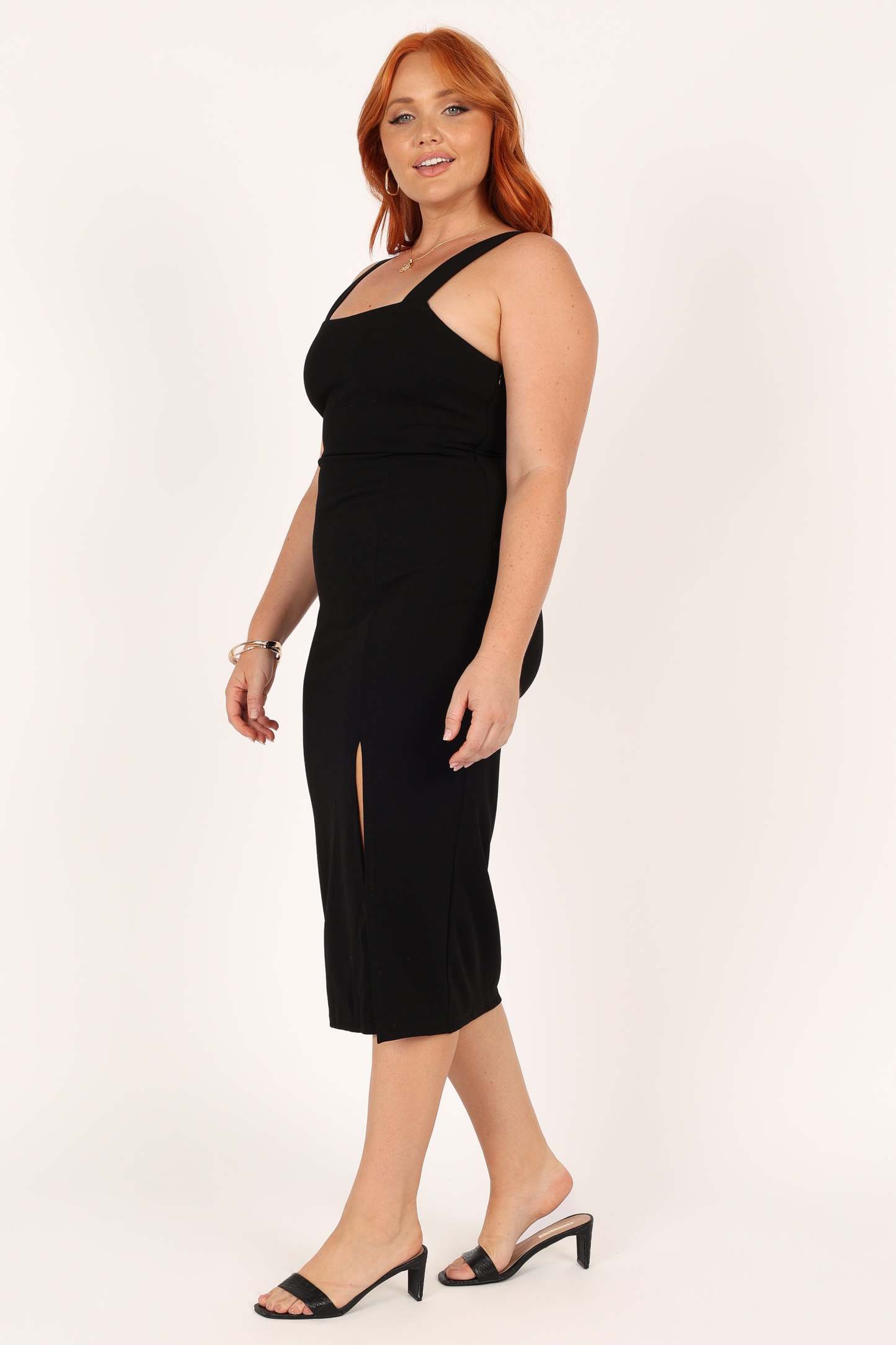 Hyatt Dress - Black-Sunny Prom