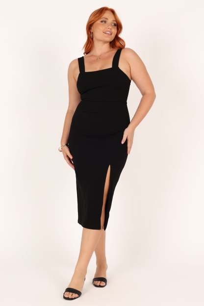Hyatt Dress - Black-Sunny Prom