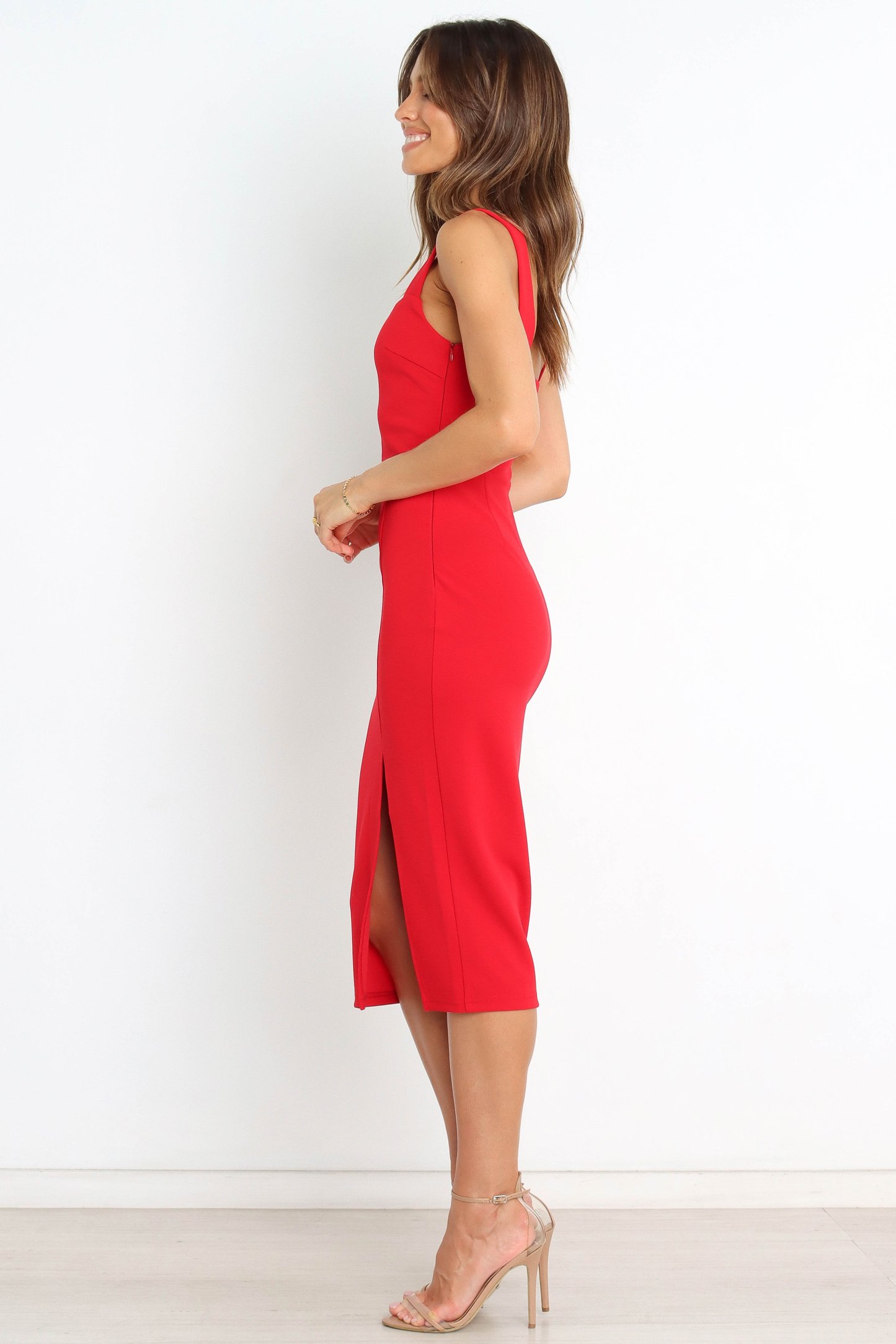 Hyatt Dress - Red-Sunny Prom