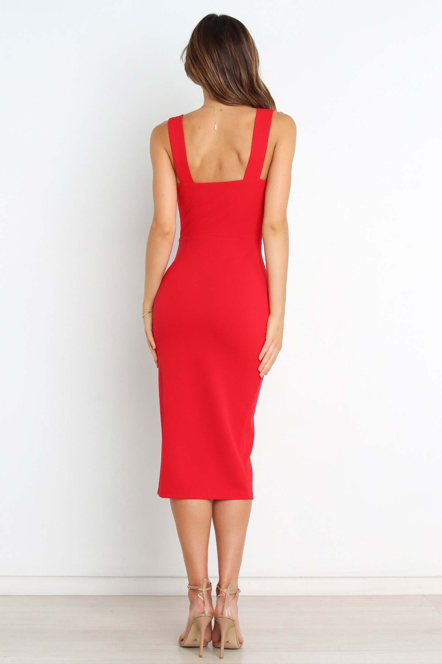 Hyatt Dress - Red-Sunny Prom