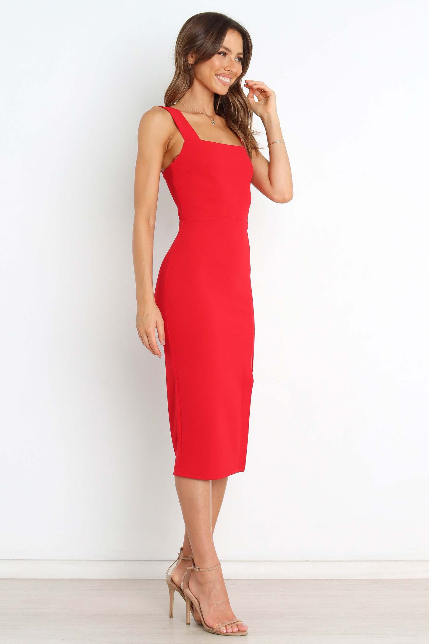 Hyatt Dress - Red-Sunny Prom