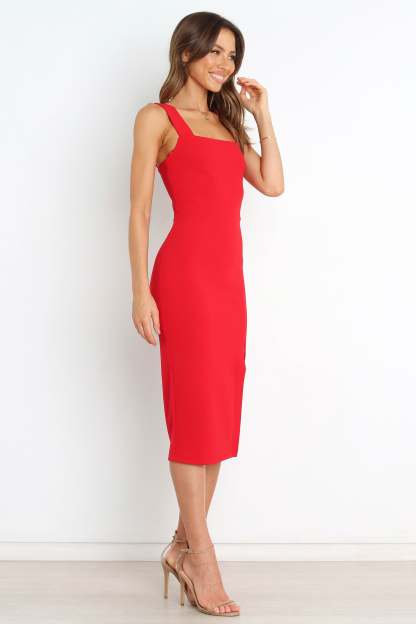 Hyatt Dress - Red-Sunny Prom