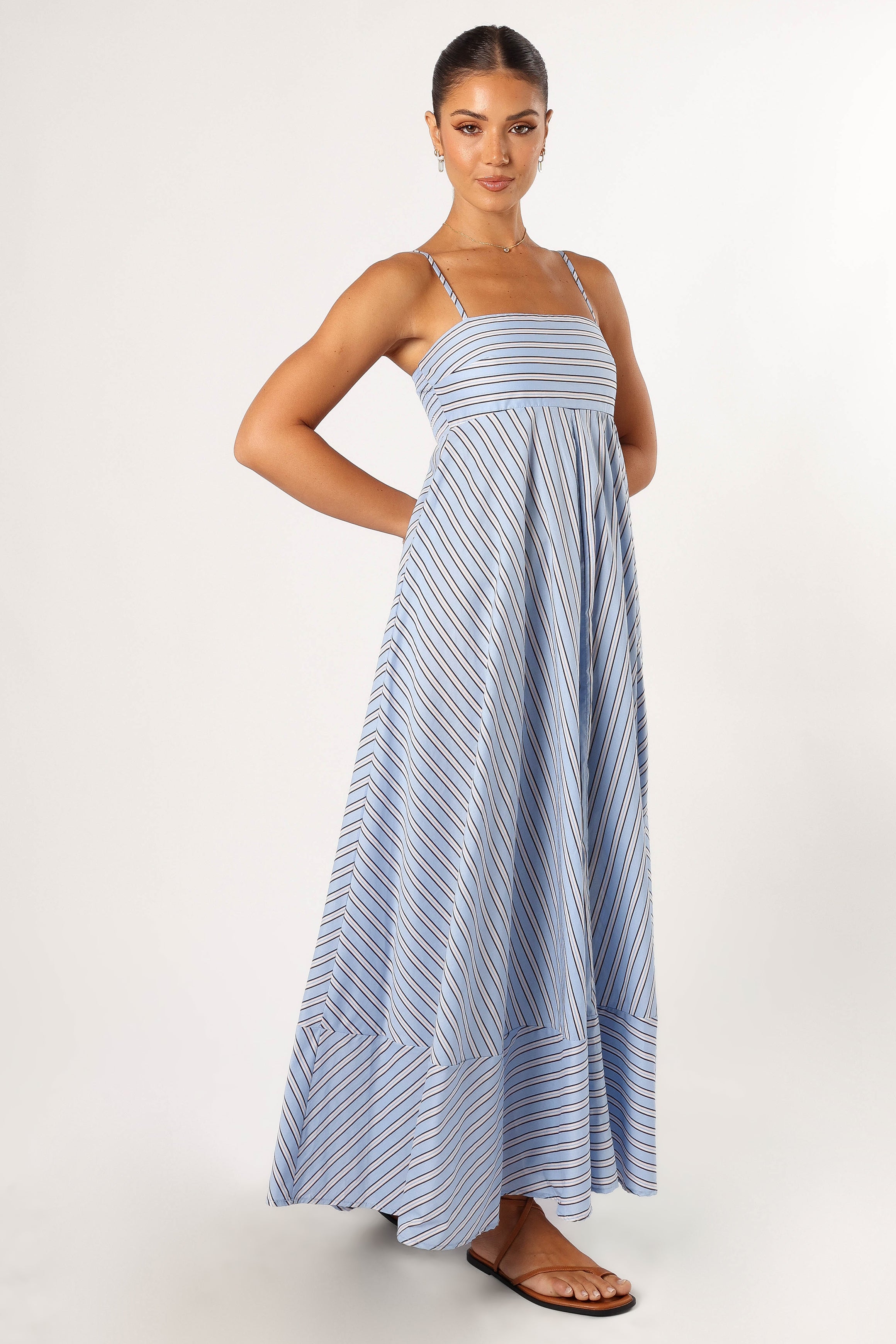 Iggy Maxi Dress - Blue-Sunny Prom