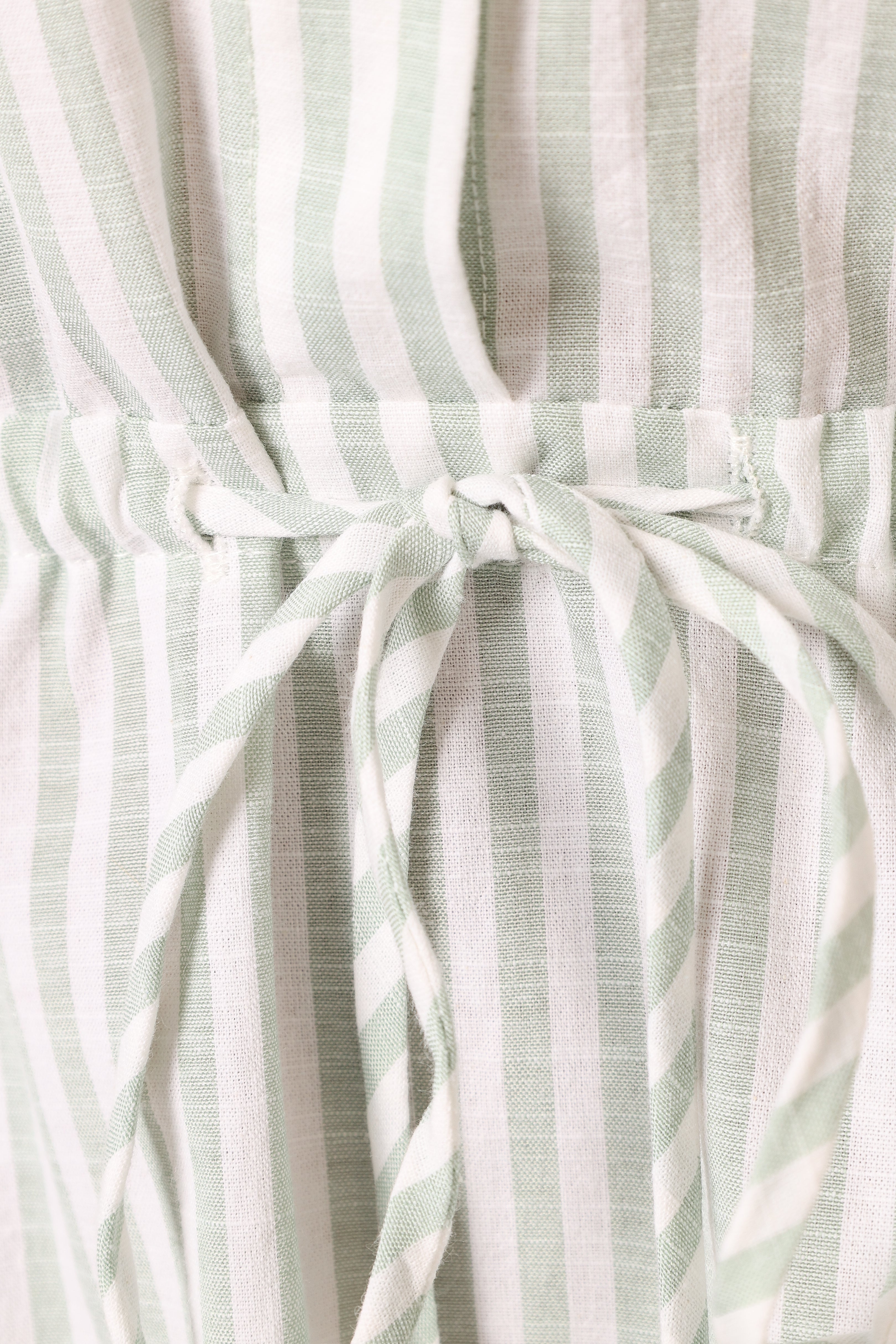 Ilsa Mini Dress - Sage Stripe-Sunny Prom