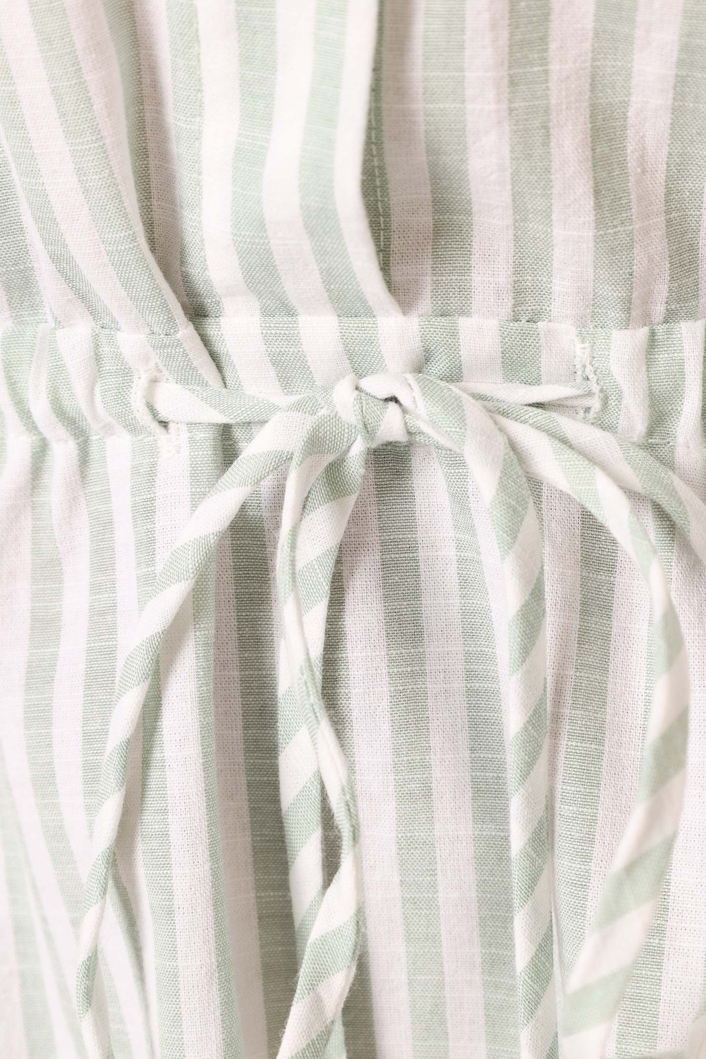 Ilsa Mini Dress - Sage Stripe-Sunny Prom