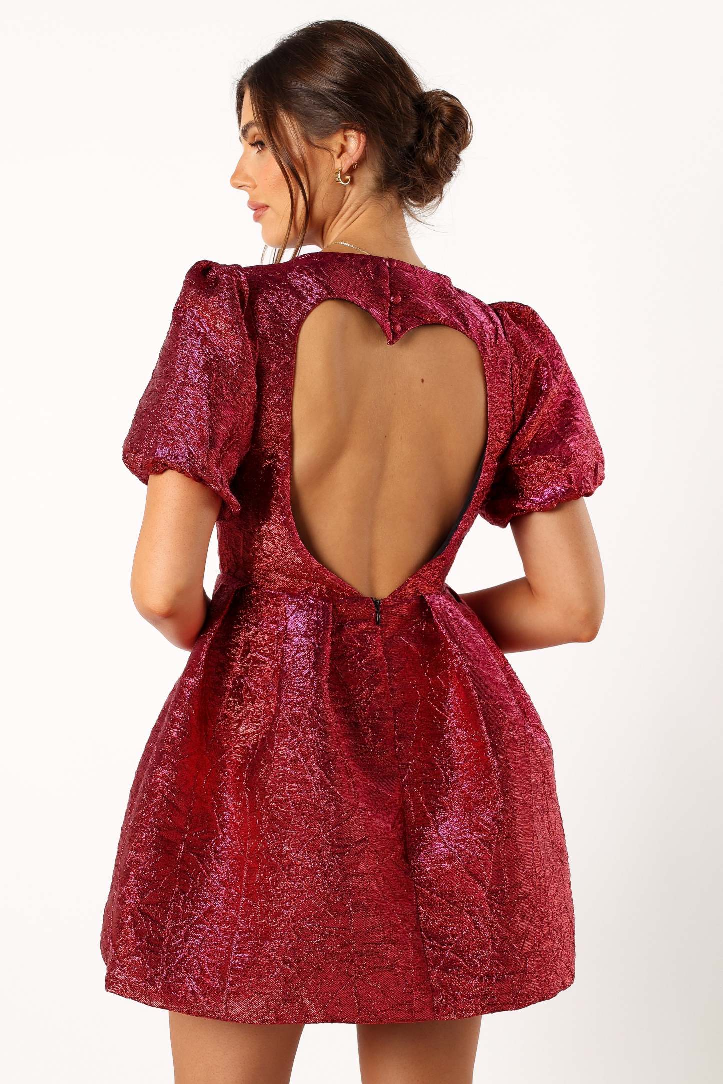 Jadore Mini Dress - Red Magenta-Sunny Prom