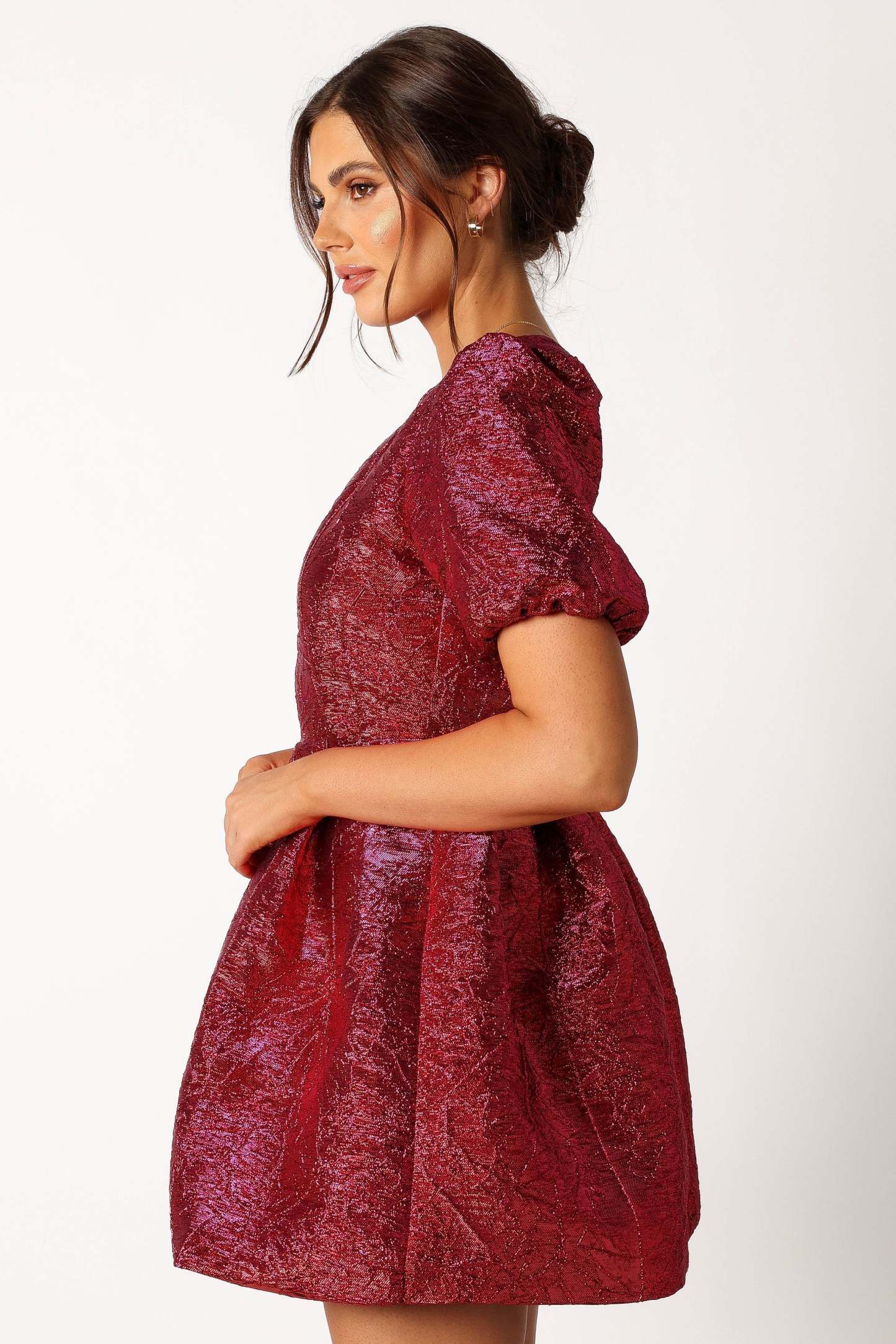 Jadore Mini Dress - Red Magenta-Sunny Prom